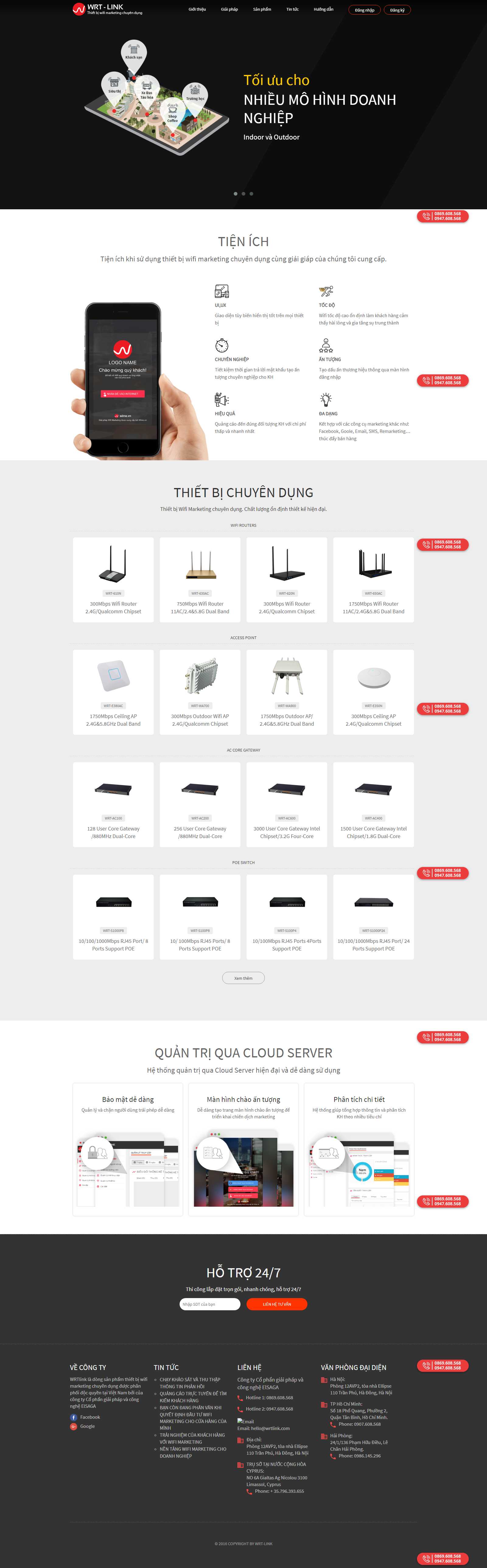 Thiết kế Web huyện Hóc Môn - wrtlink.com