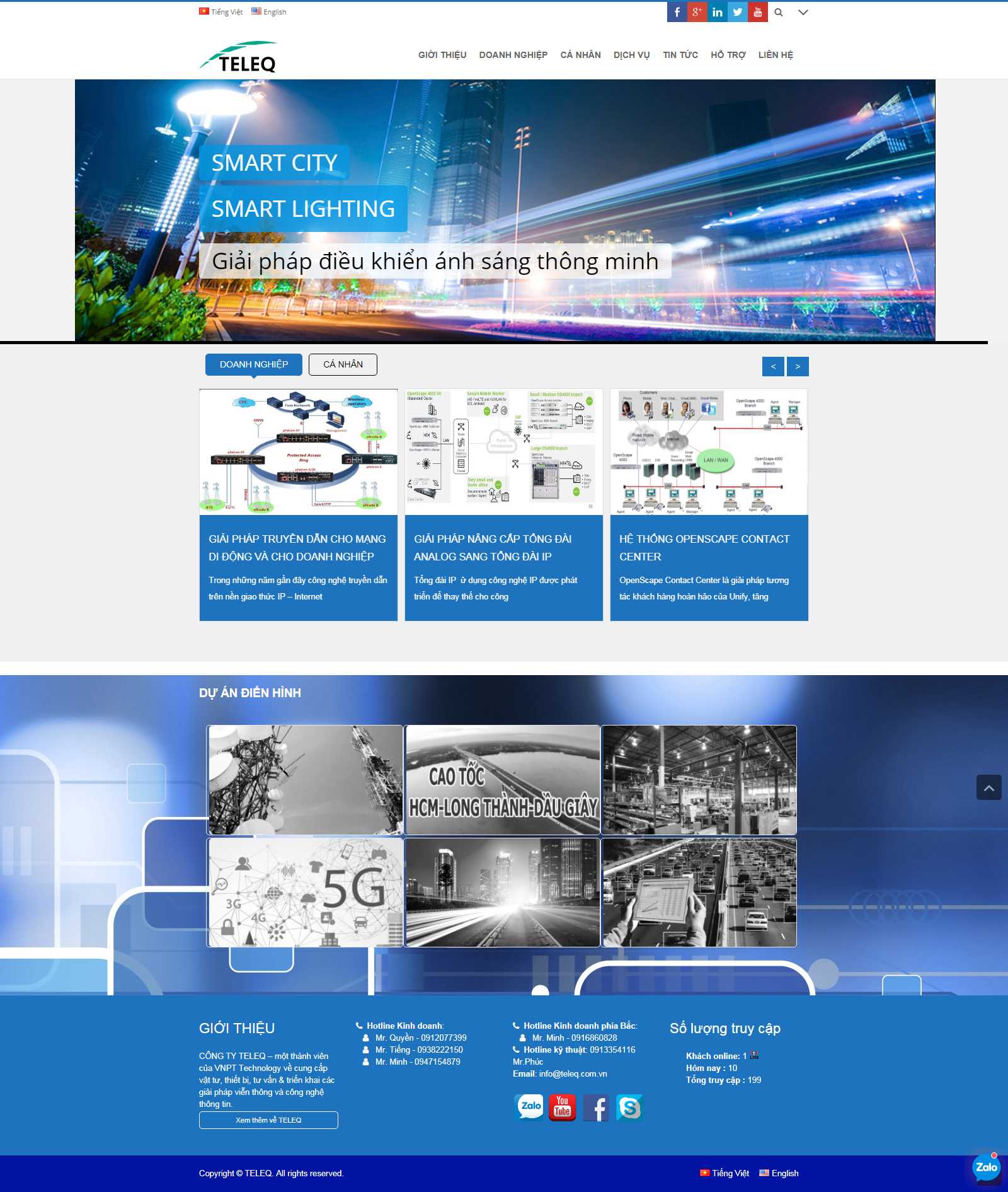 Thiết kế Web huyện Hóc Môn - teleq.com.vn