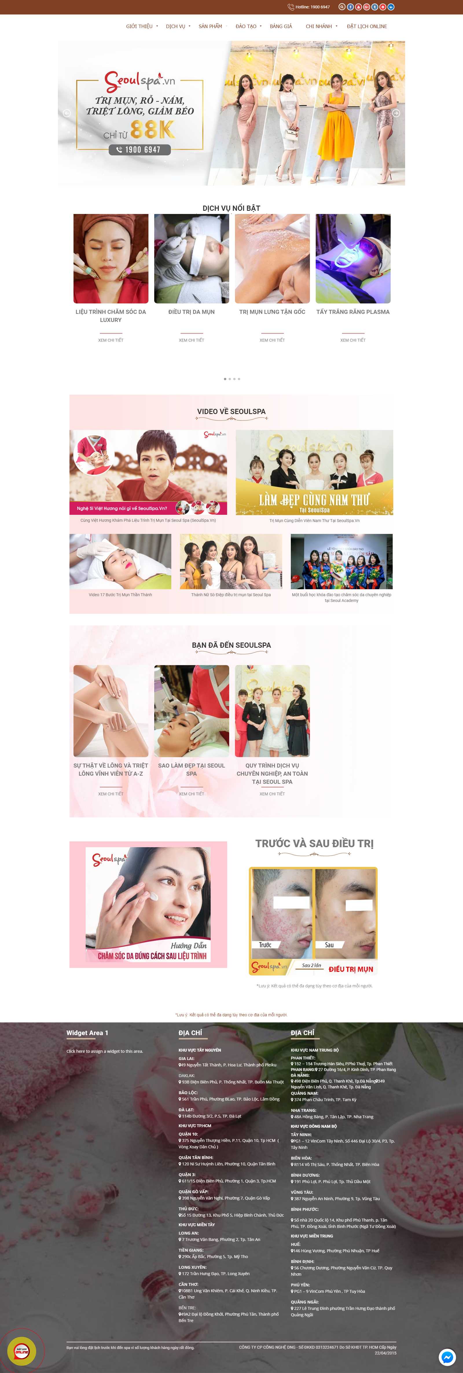 Thiết kế Web huyện Nhà Bè - seoulspa.vn