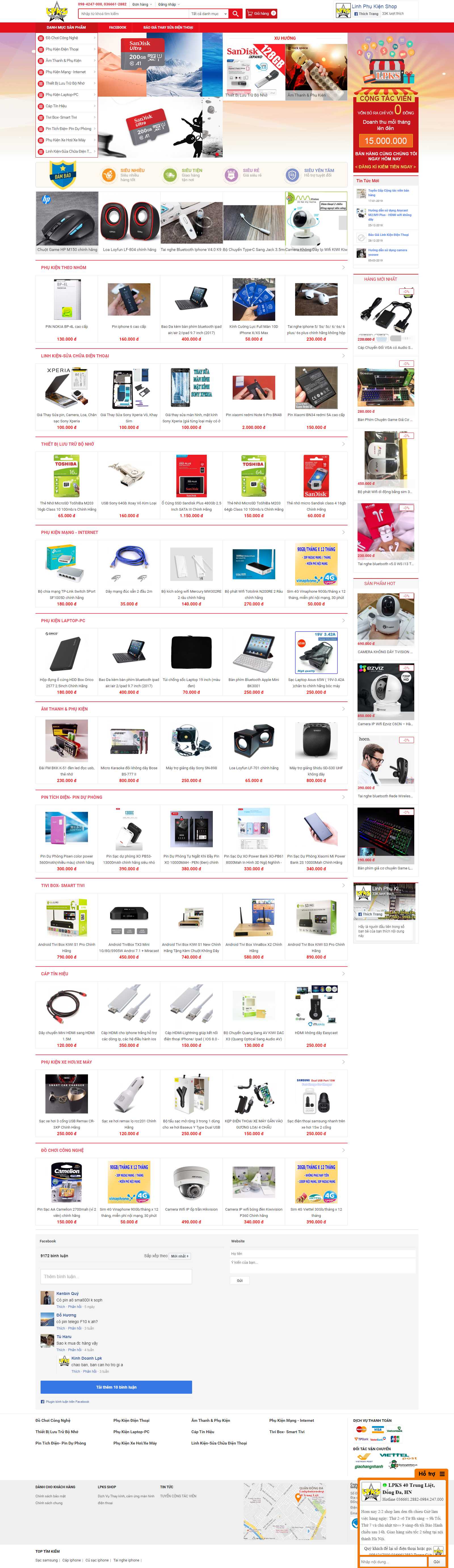 Thiết kế Web huyện Nhà Bè - linhphukien.us
