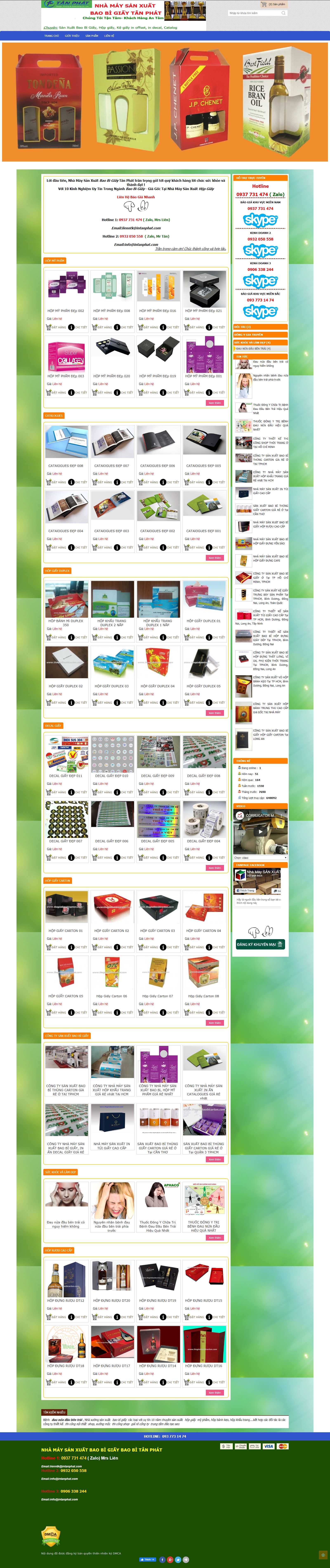 Thiết kế Web hiệu quả - thegioibaobicarton.com