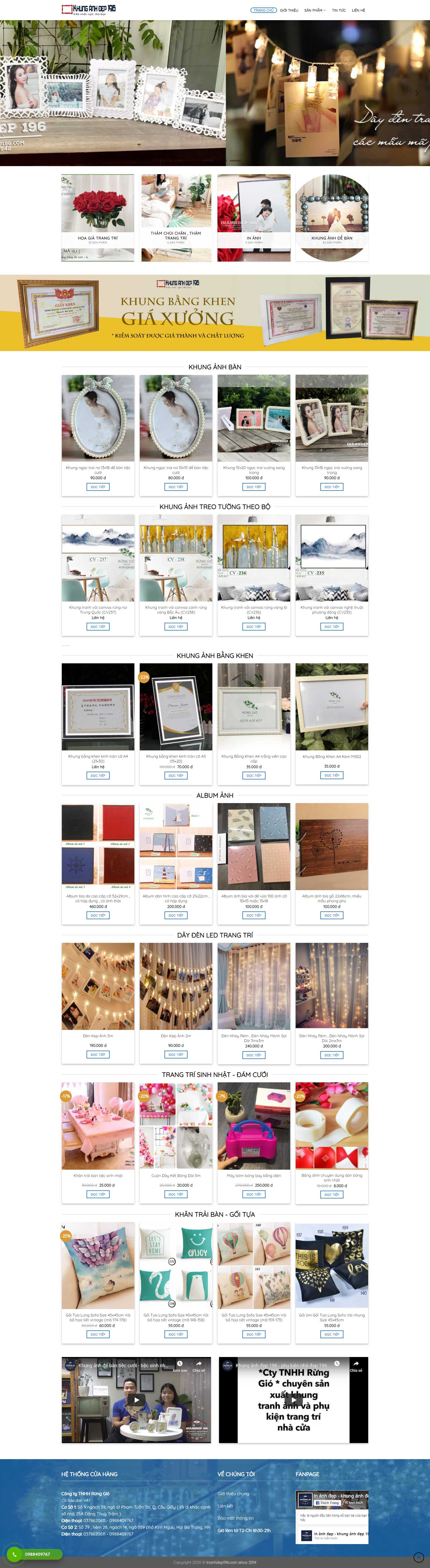 Thiết kế Web 500k - inanhdep196.com