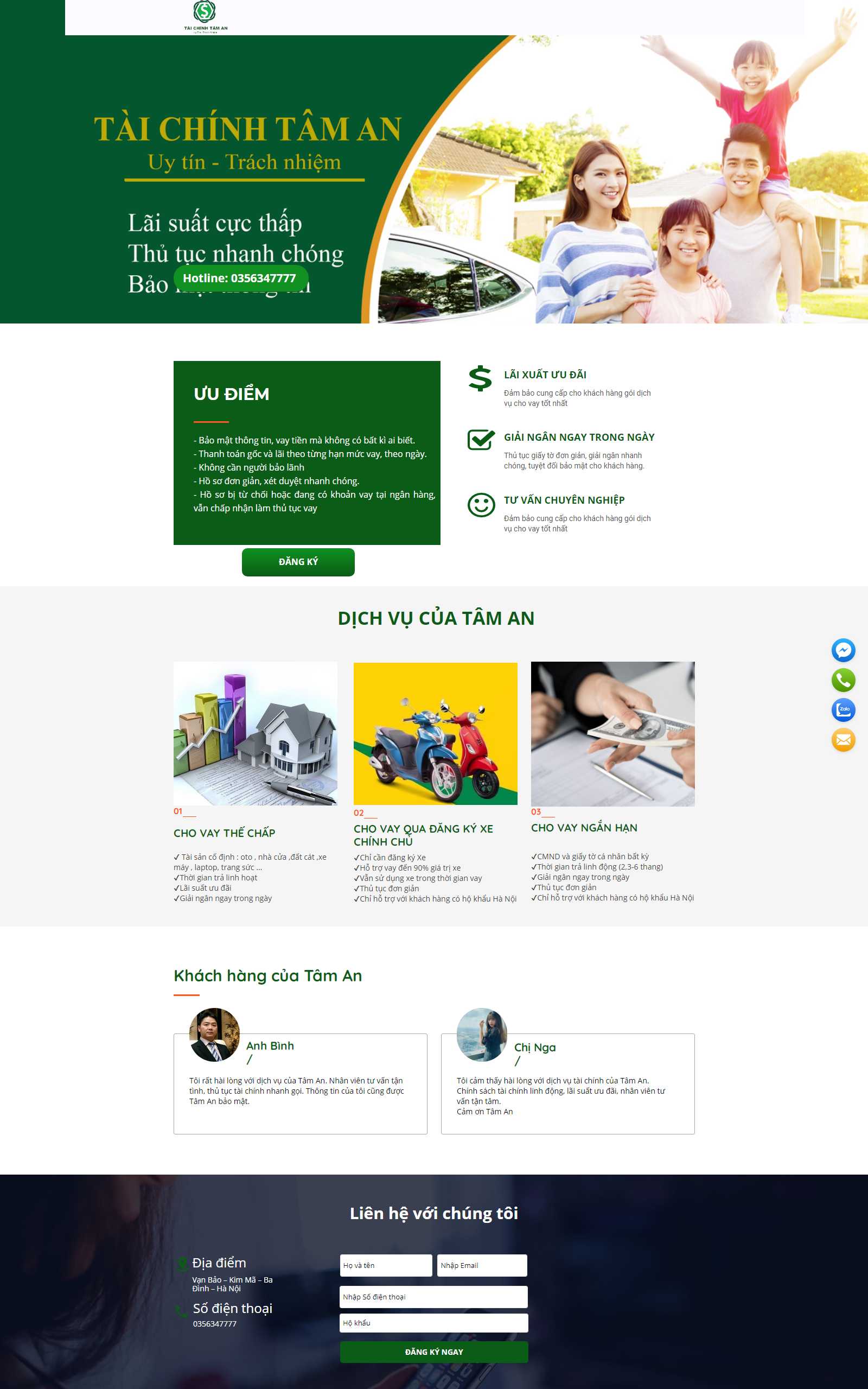 Thiết kế Web 500k - www.taichinhtaman.vn
