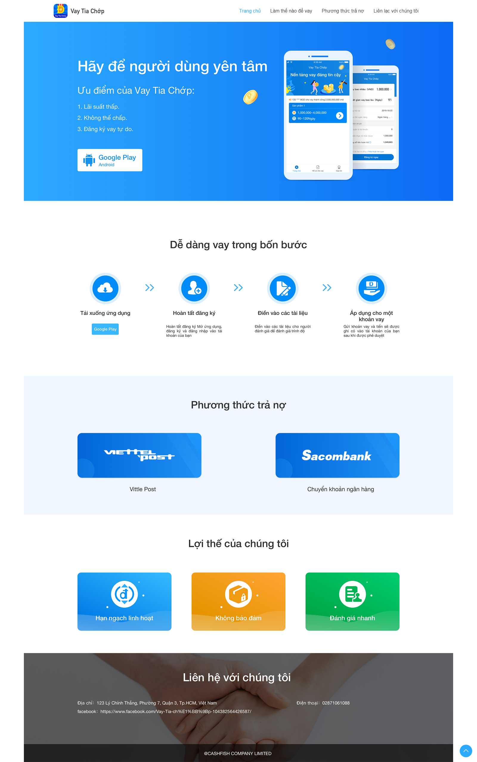 Thiết kế Web 500k - h5.first-vay.com