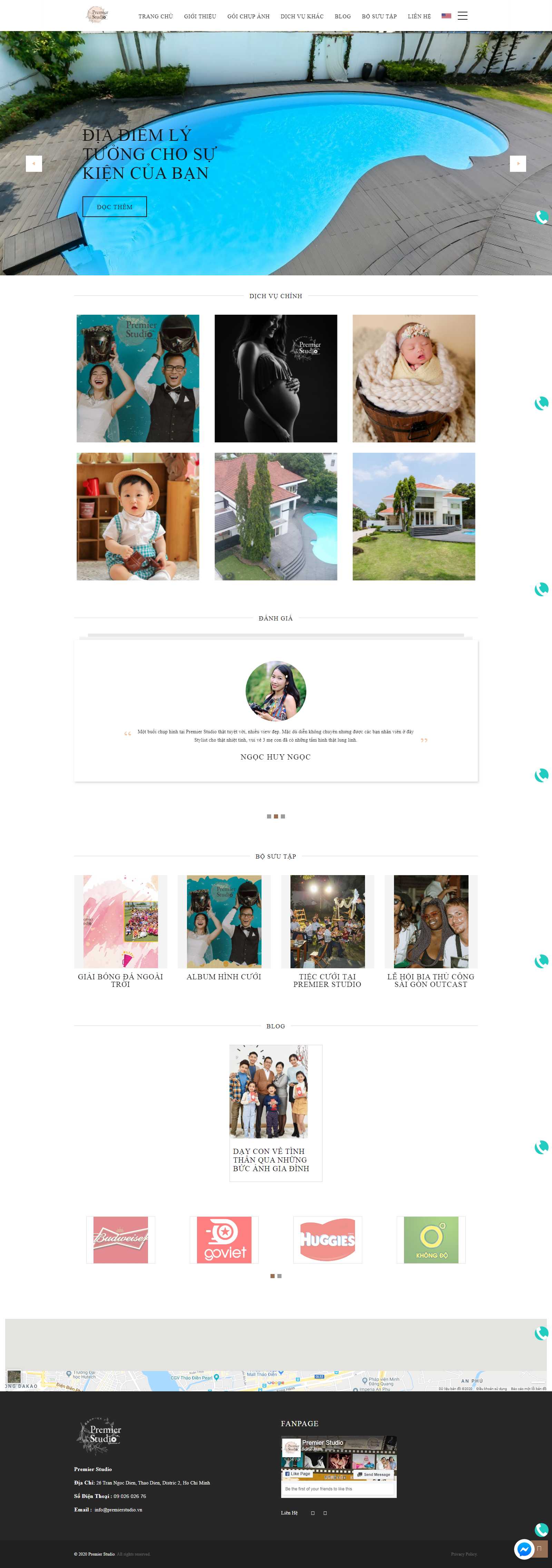 Thiết kế Web mẫu có sẵn - premierstudio.vn