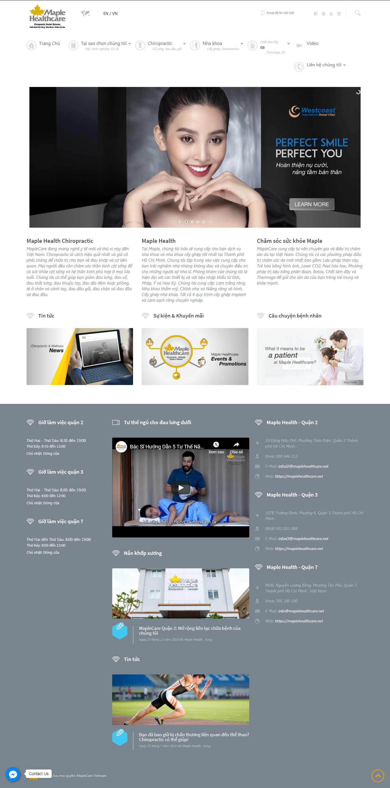 Thiết kế Web đồ họa đẹp - maplehealthcare.net