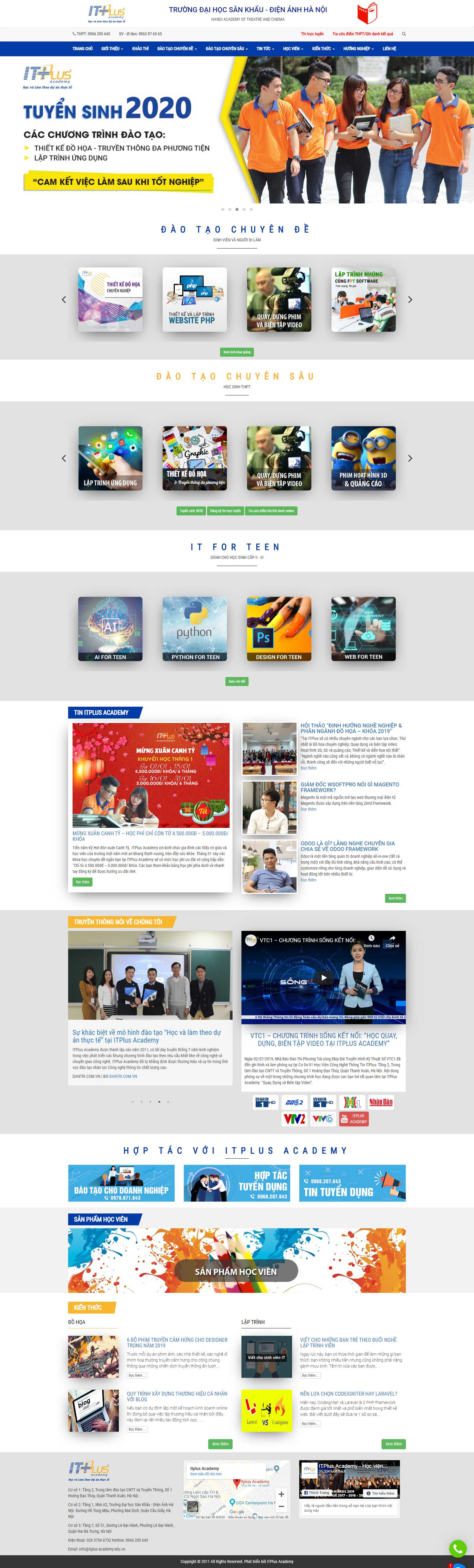 Thiết kế Web đồ họa đẹp - itplus-academy.edu.vn