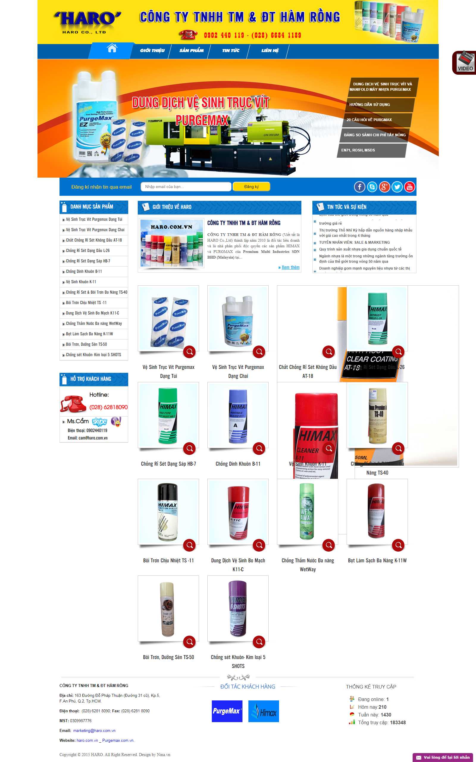 Thiết kế Web online - haro.com.vn
