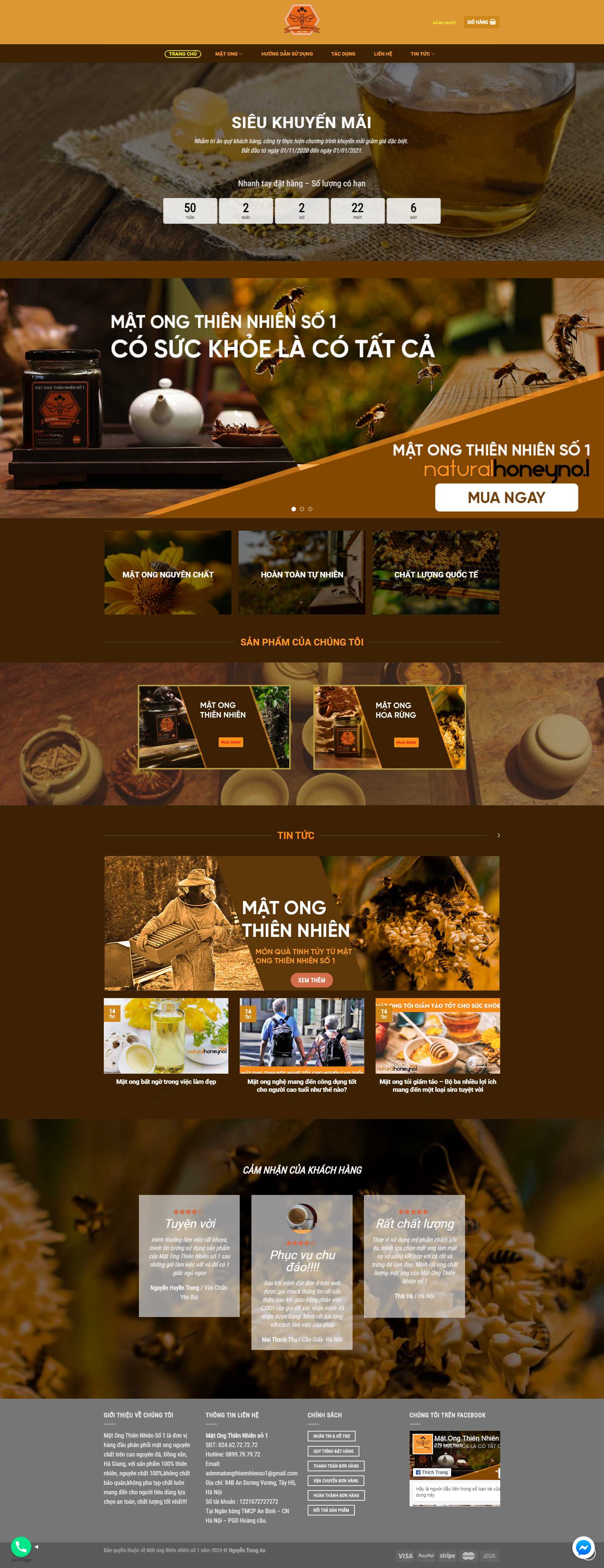 Thiết kế Web online - matongthiennhienso1.vn