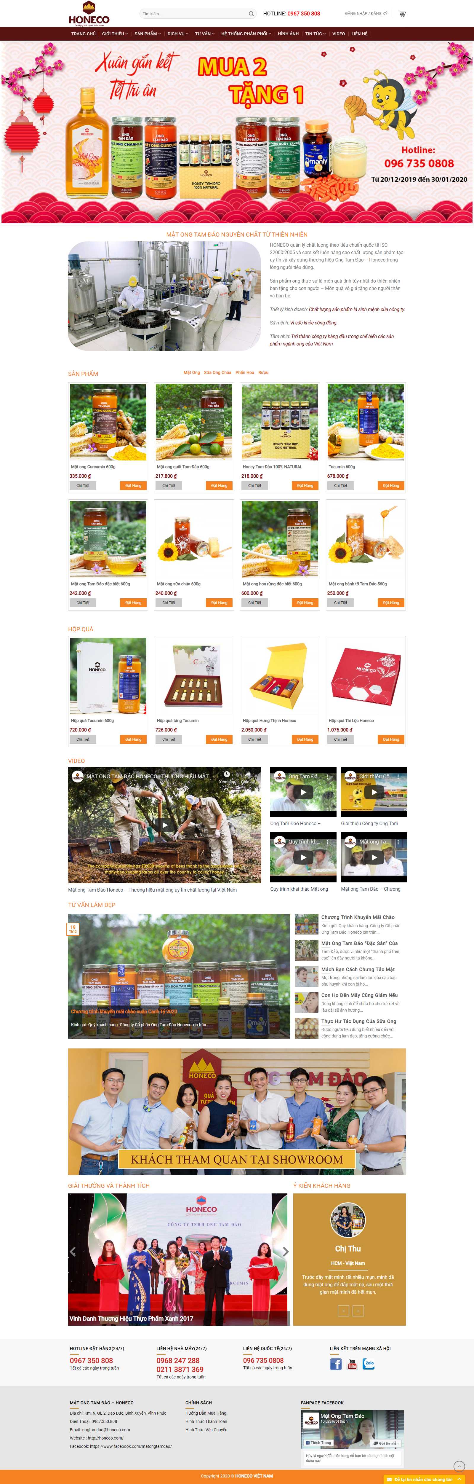 Thiết kế Web rao thuê - honeco.com
