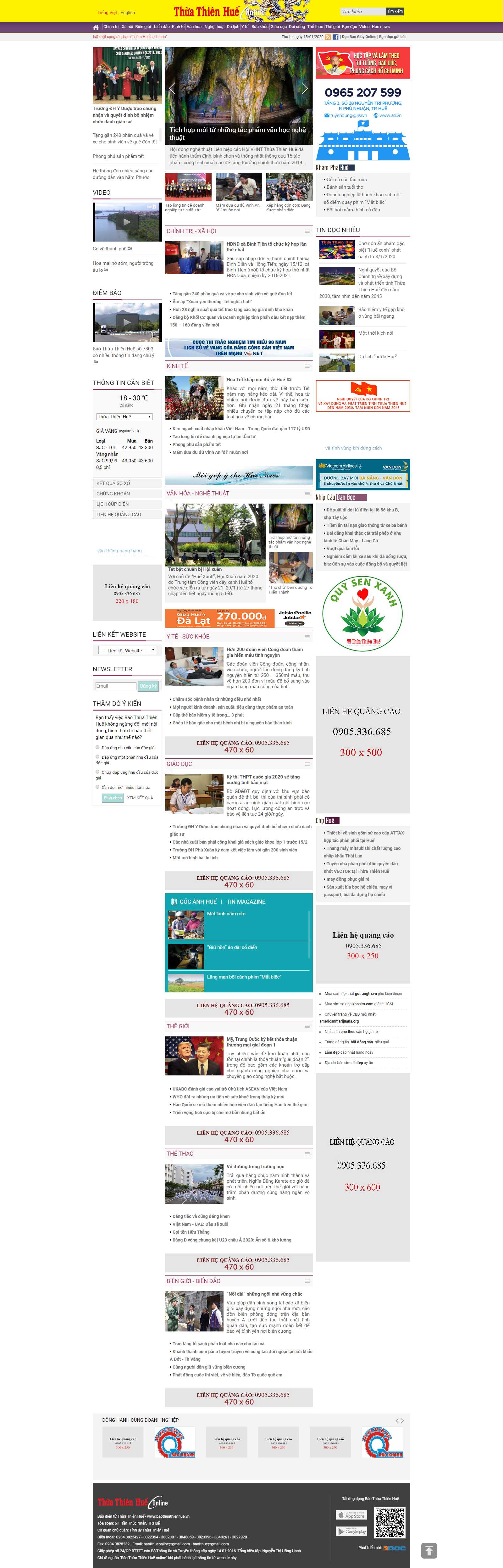 Thiết kế Web Zend - baothuathienhue.vn