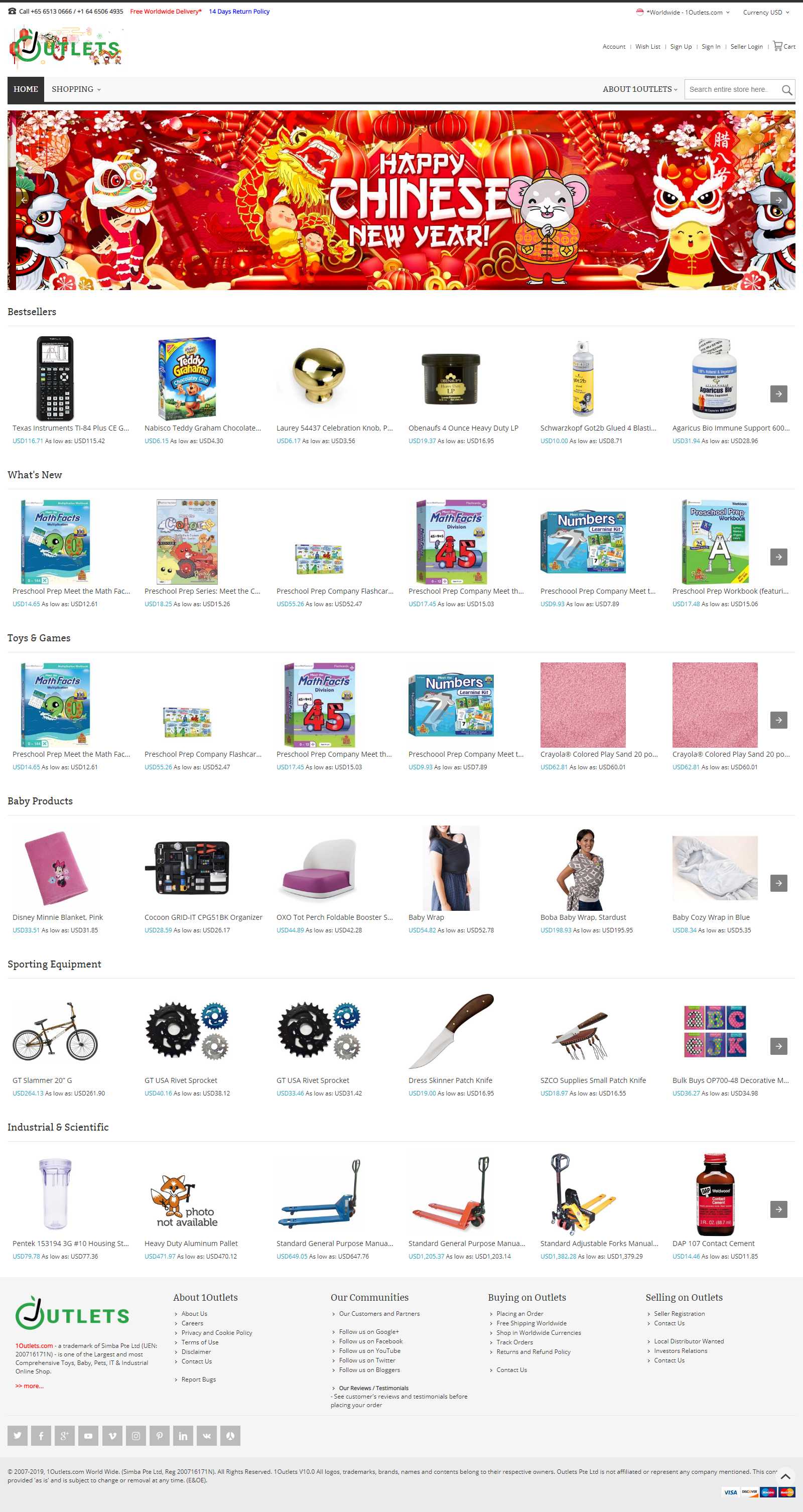 Thiết kế Web Expro Việt Nam - 1outlets.com