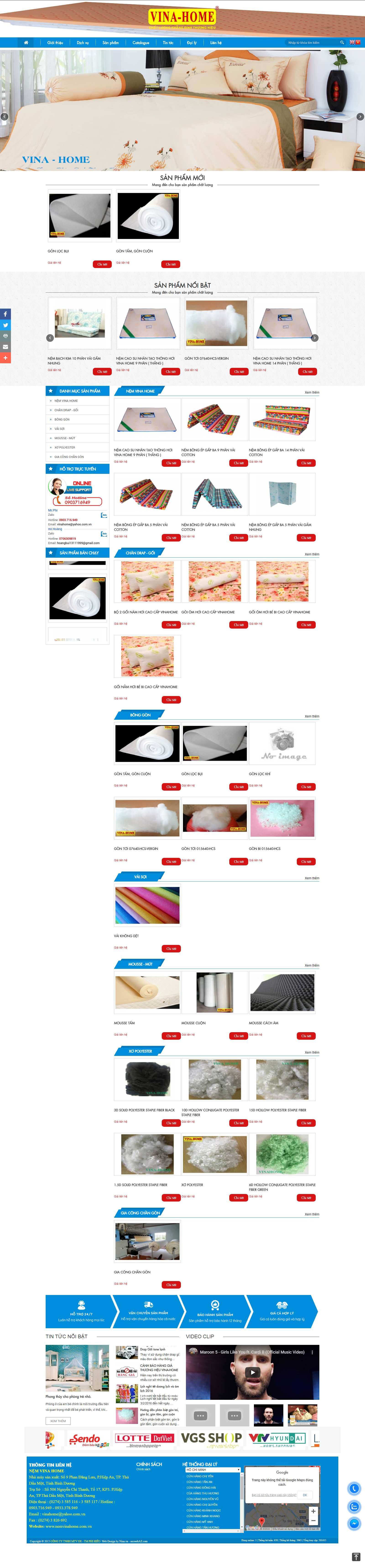 Thiết kế Web tech5s - www.nemvinahome.com.vn