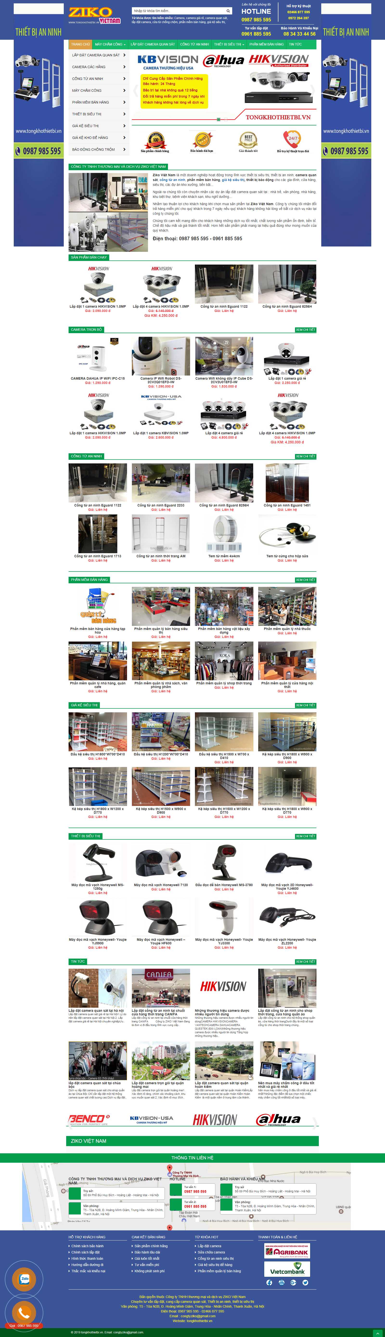 Thiết kế Web bán buôn - tongkhothietbi.vn