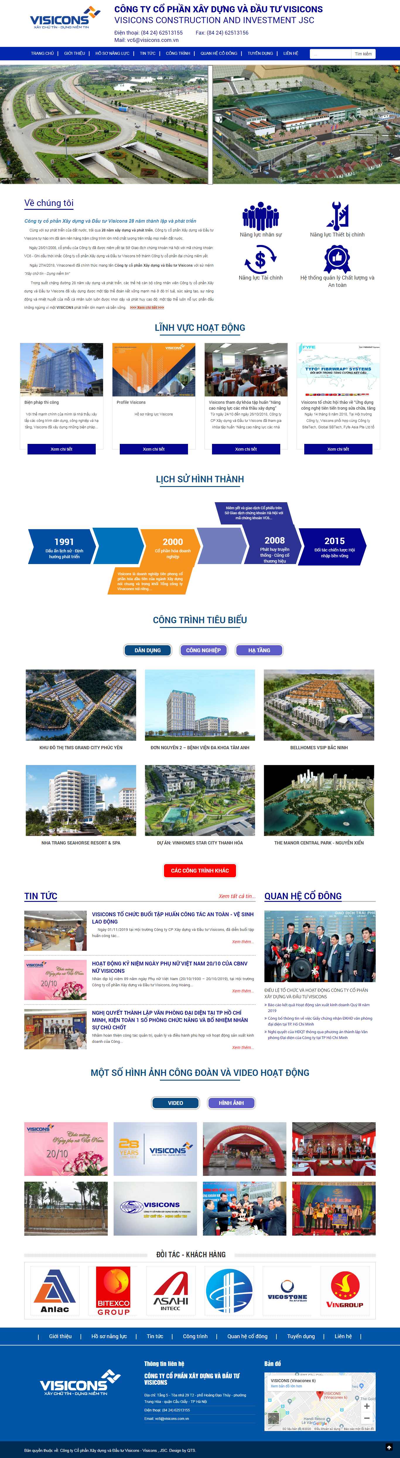 Thiết kế Web công ty CP - visicons.vn