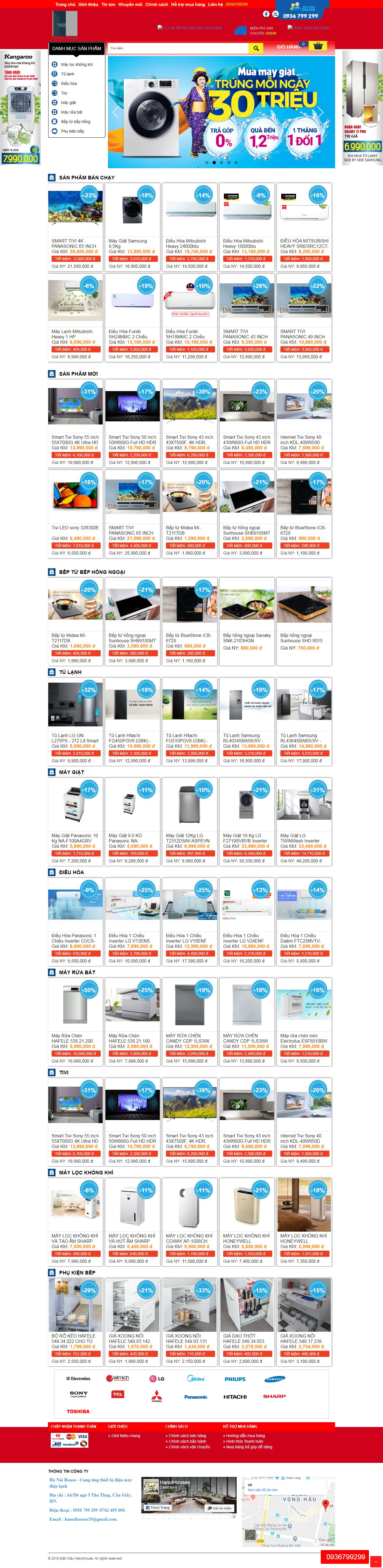 Thiết kế Web mới - hanoihouse.com.vn