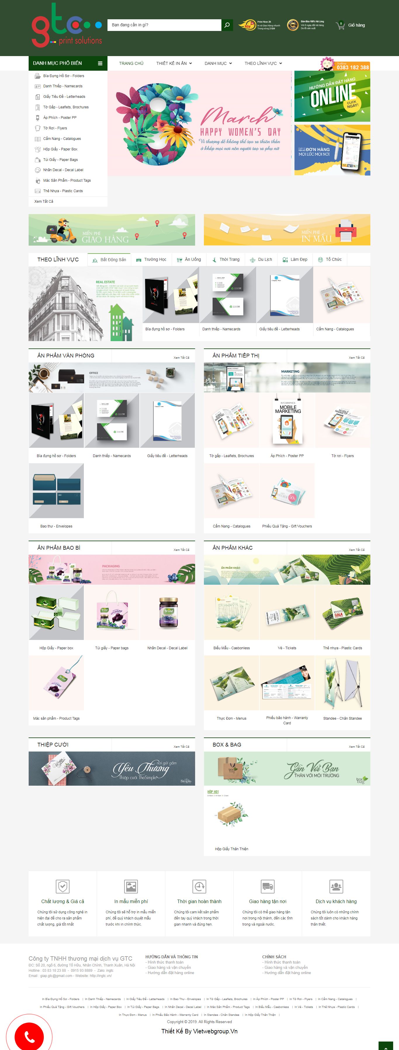 Thiết kế Web mới - ingtc.vn