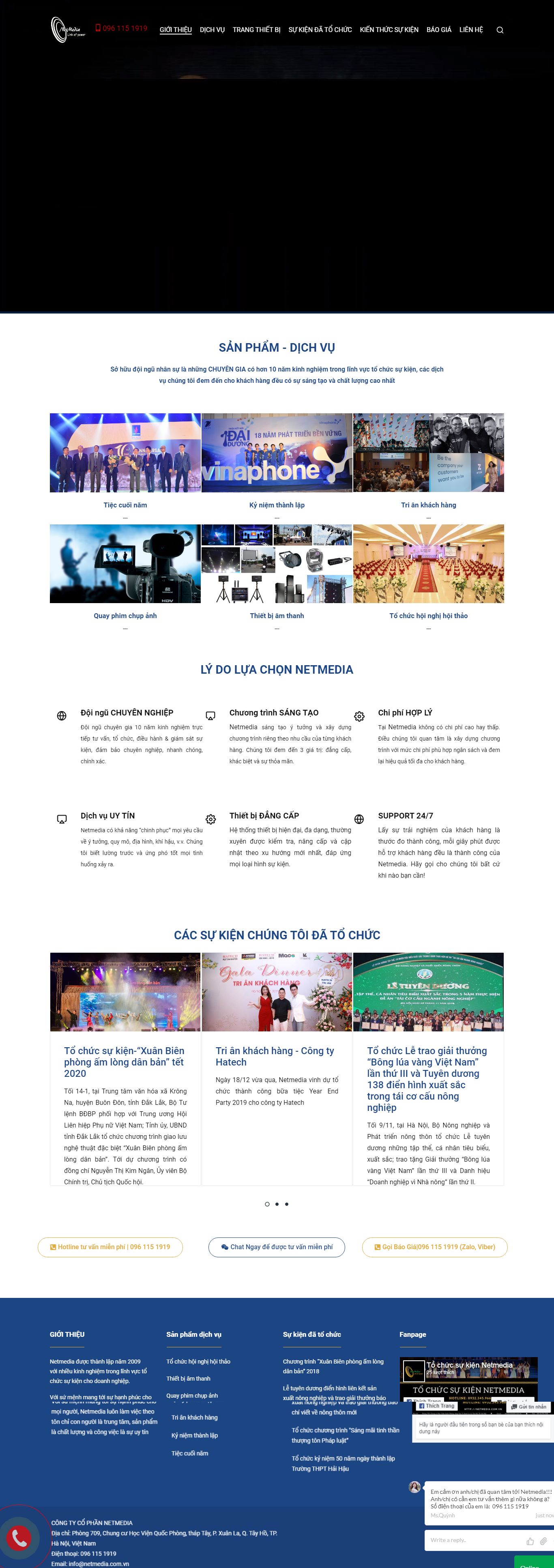 Thiết kế Web mới - netmedia.com.vn