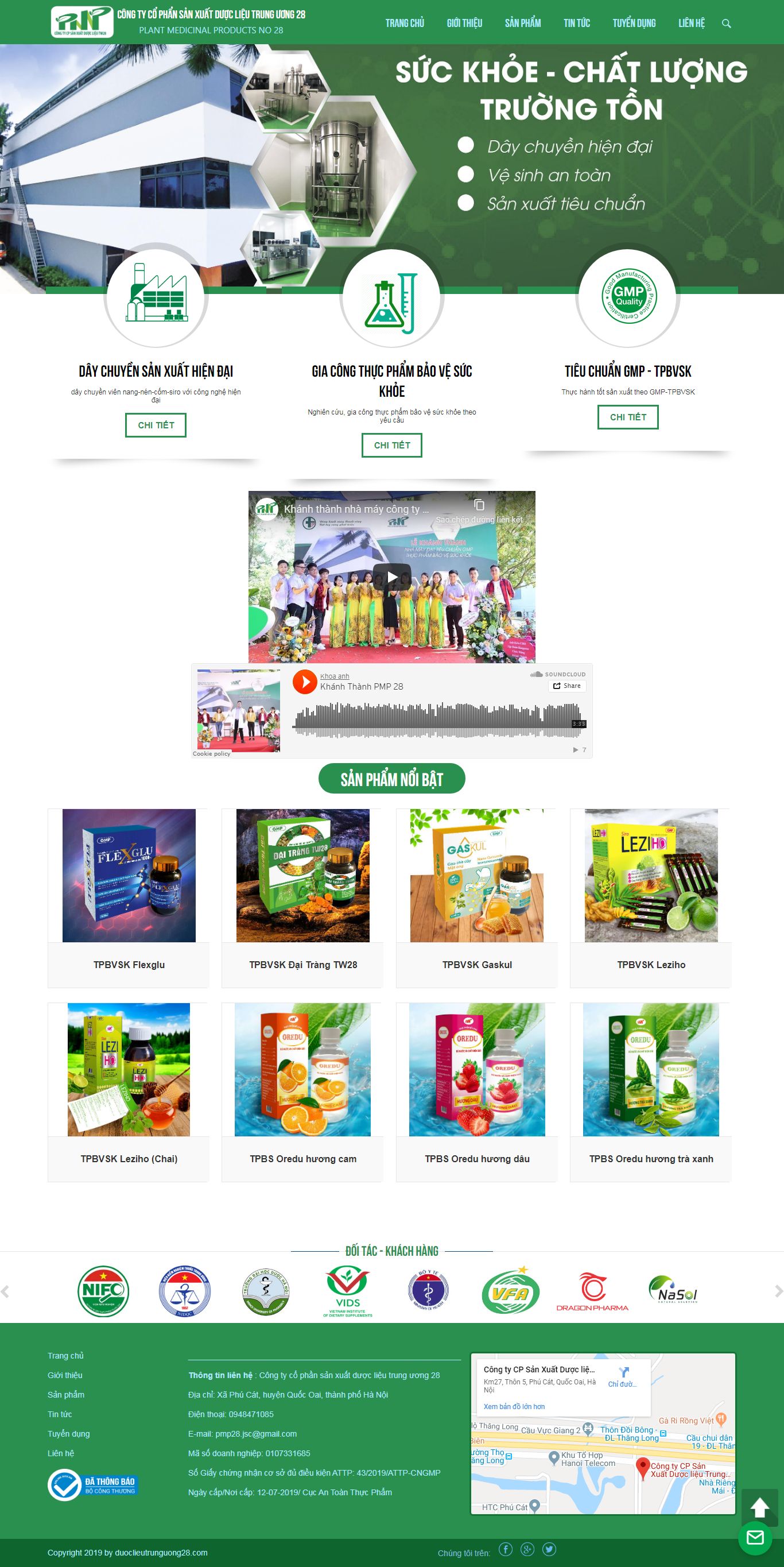 Thiết kế Web mới - duoclieutrunguong28.com