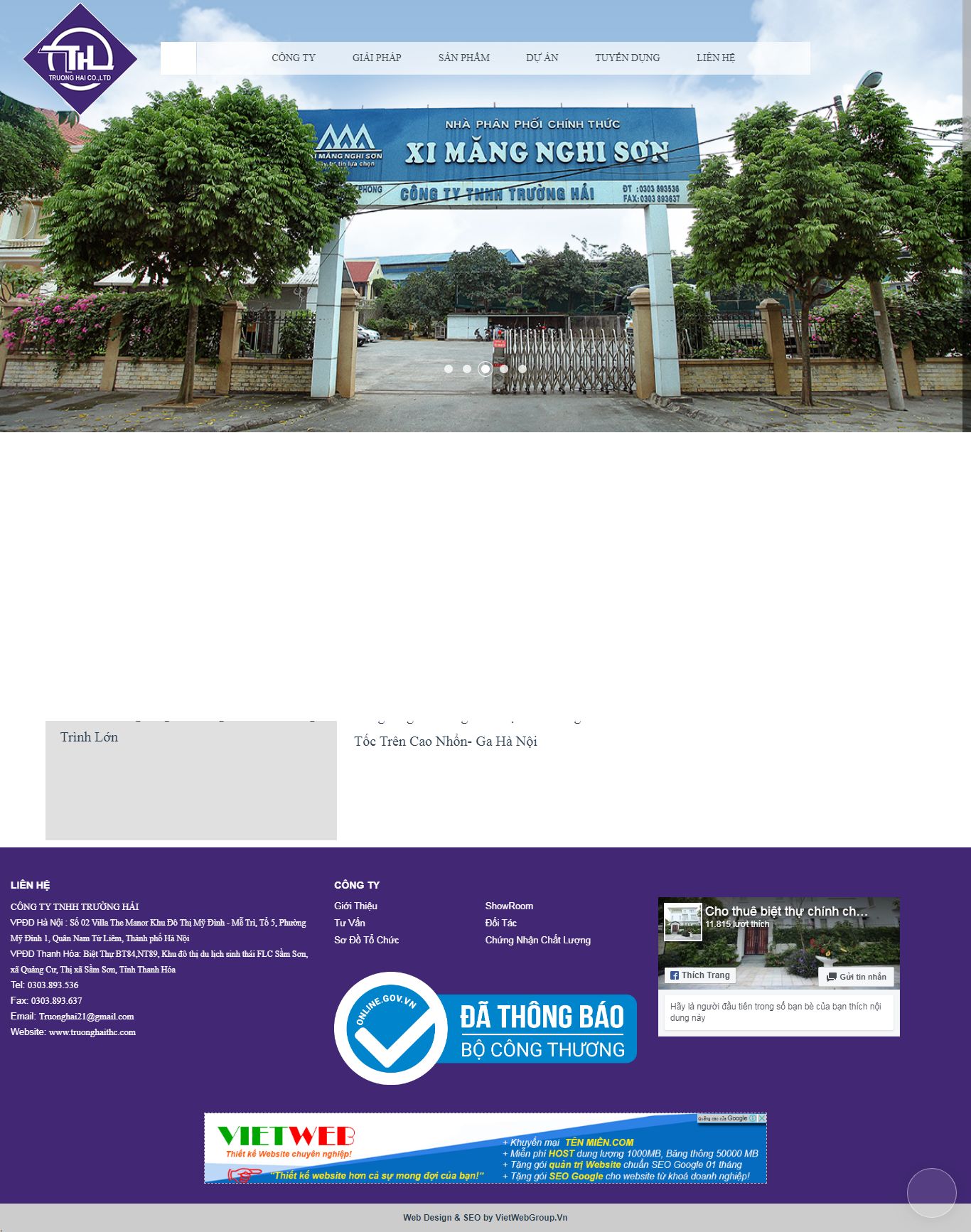 Thiết kế Web mới - truonghaithc.com