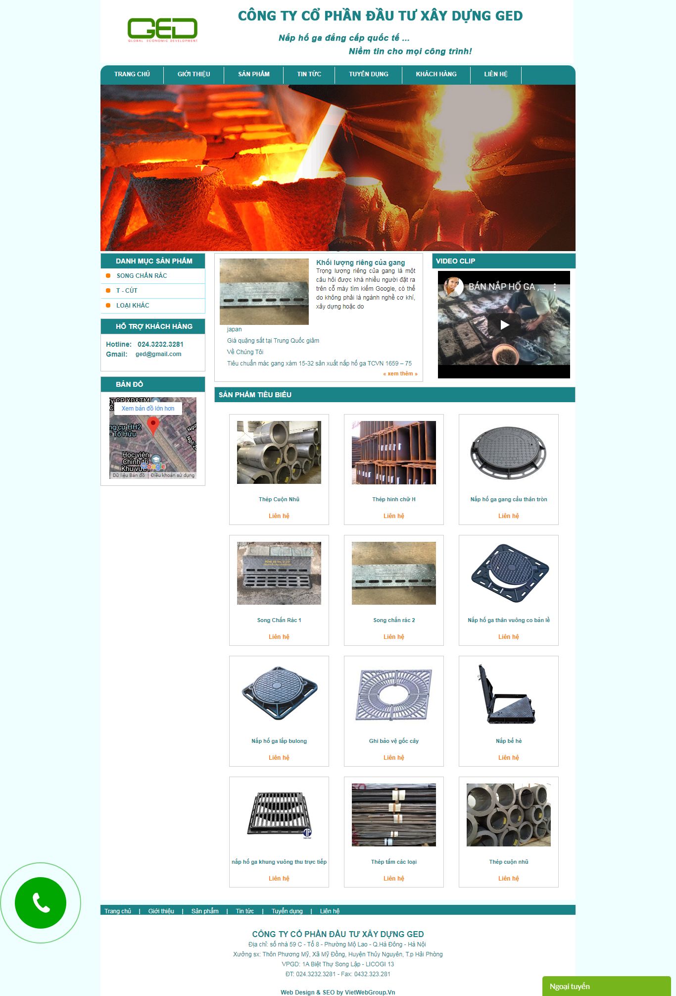 Thiết kế Web mới - ged-vn.com