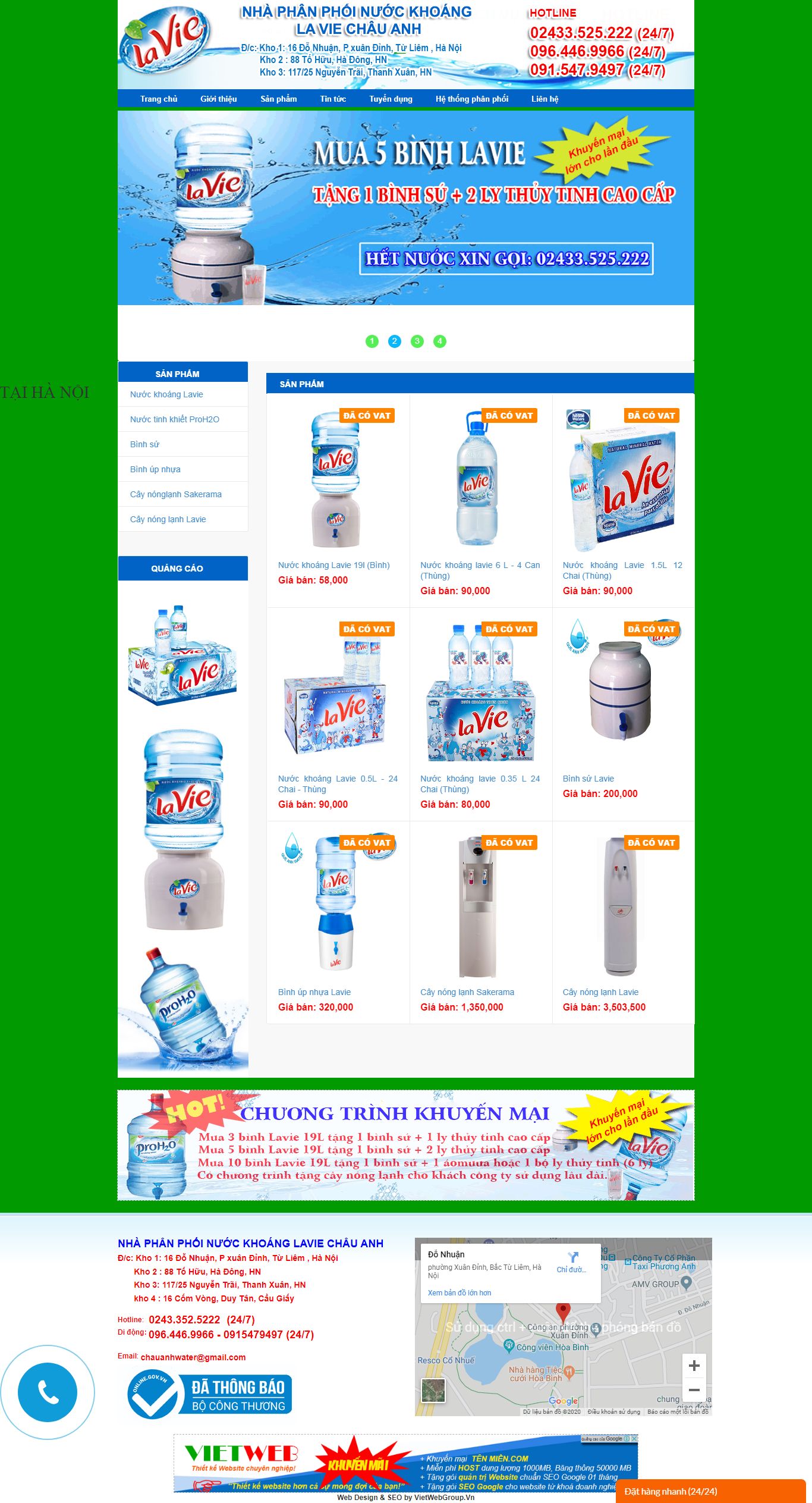 Thiết kế Web mới - laviechauanh.com
