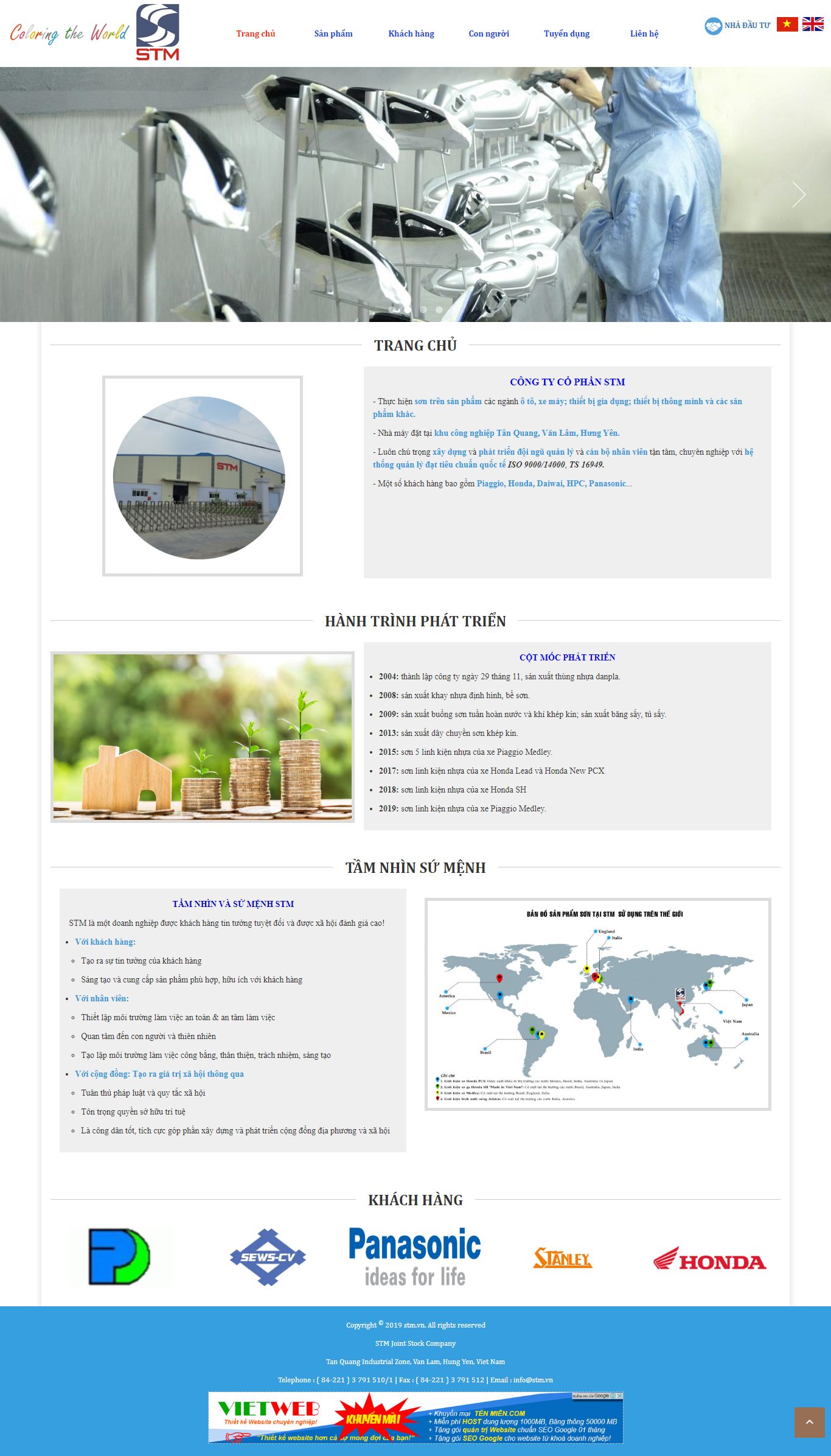 Thiết kế Web mới - stm.vn