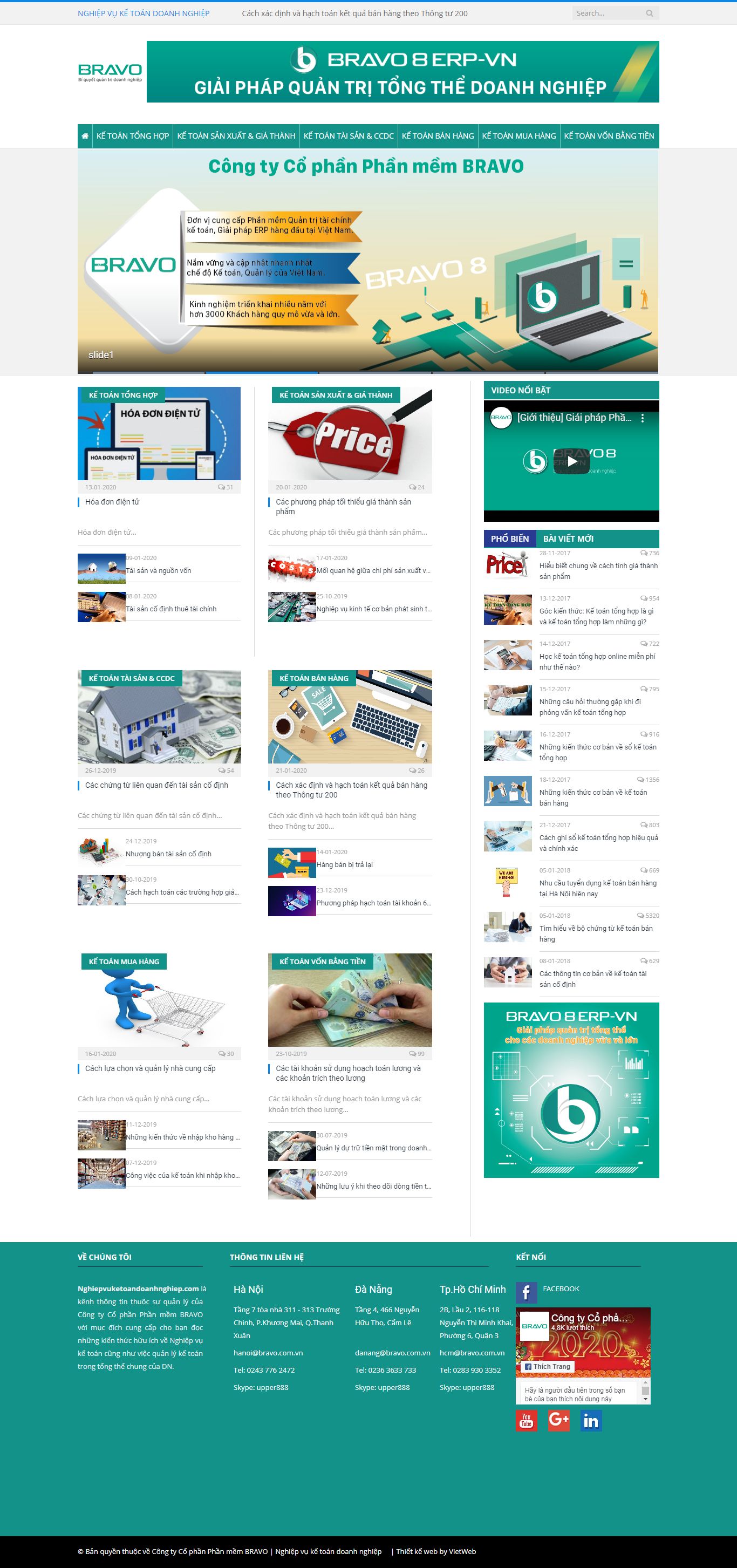 Thiết kế Web mới - nghiepvuketoandoanhnghiep.com