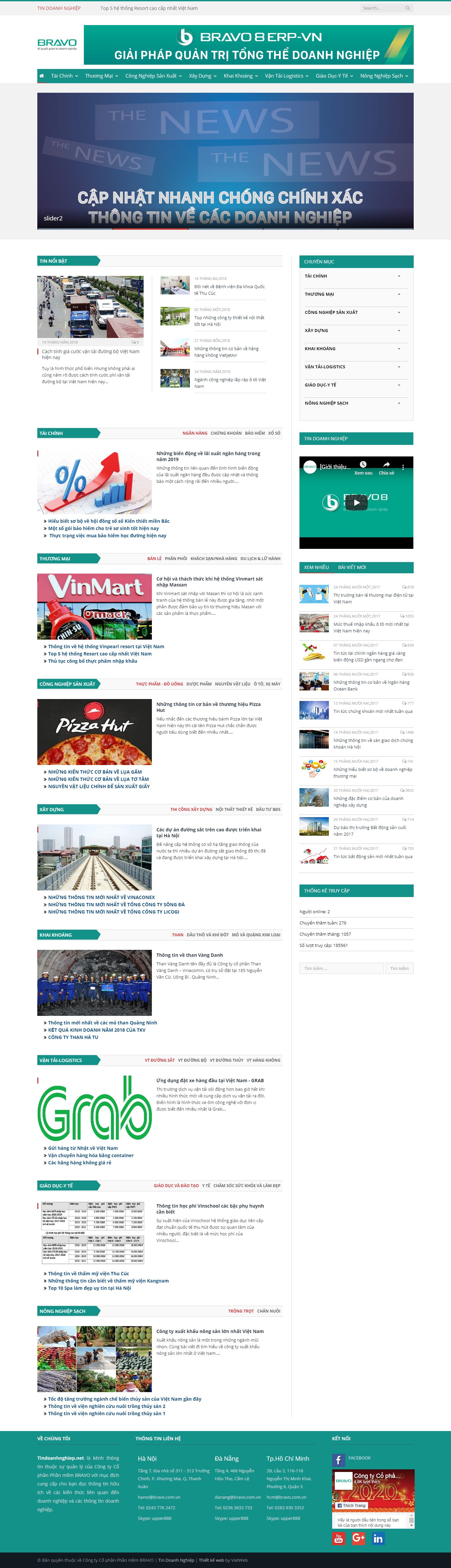 Thiết kế Web mới - donghotrongtin.com.vn