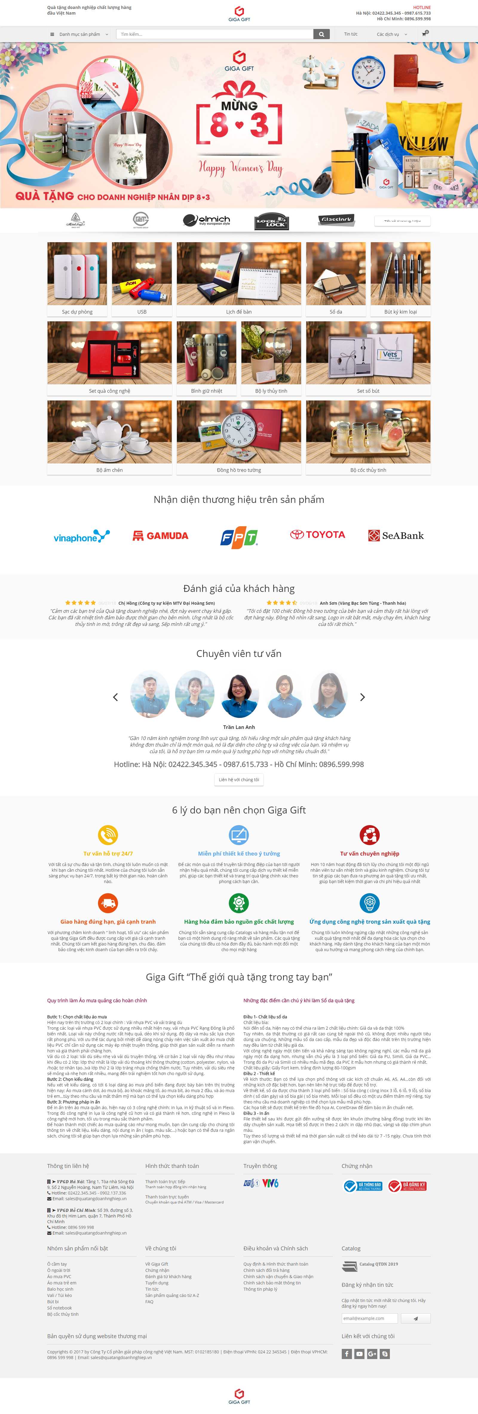 Thiết kế Web sáng tạo - quatangdoanhnghiep.vn