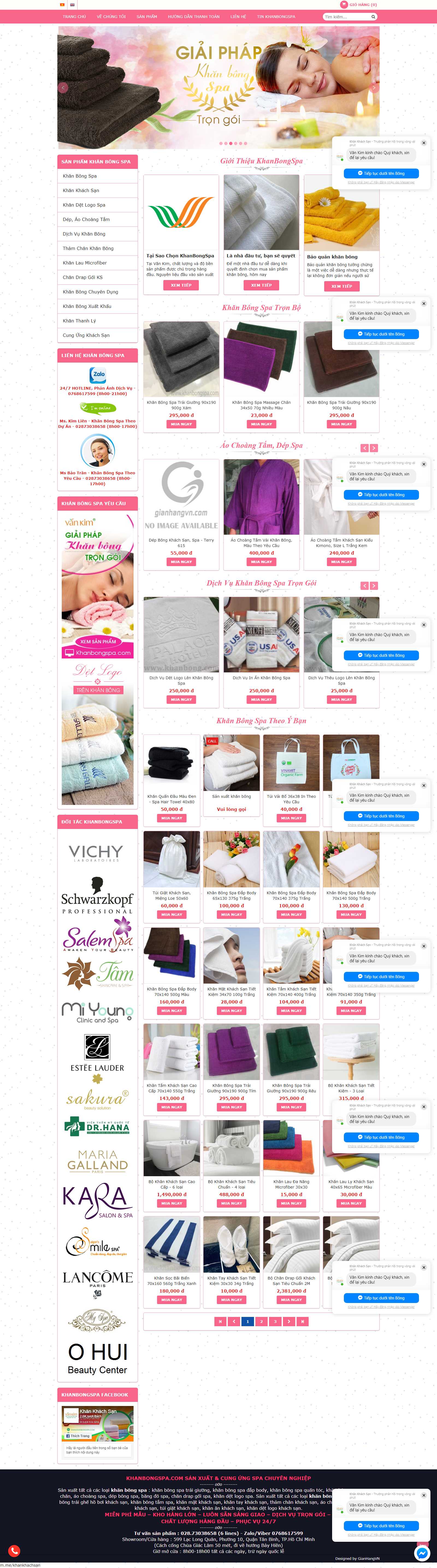 Thiết kế Web độc đáo - khanbongspa.com