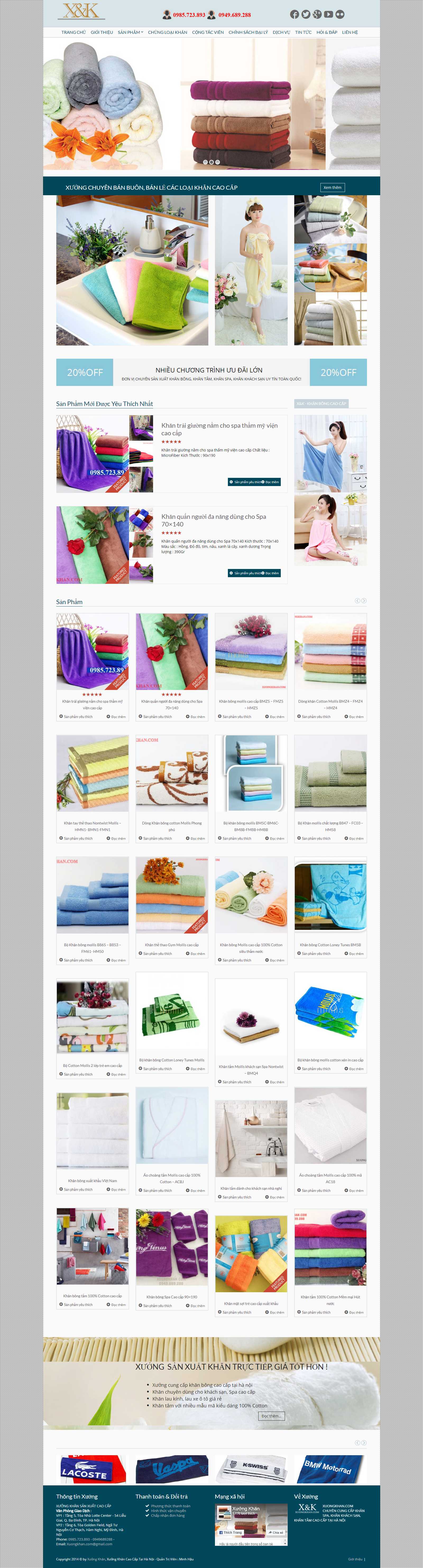 Thiết kế Web cực đẹp - xuongkhan.com