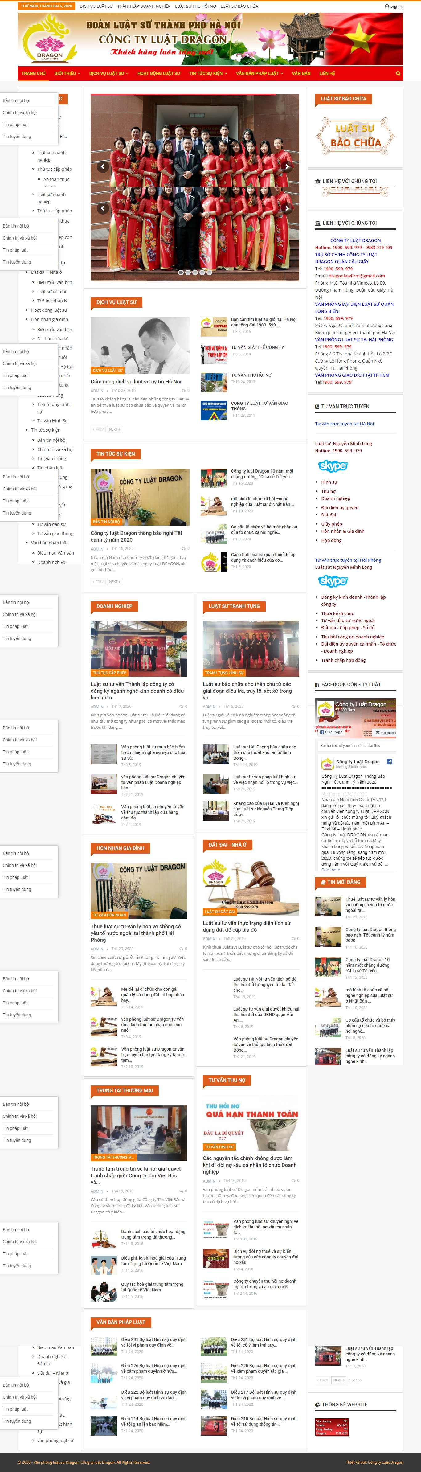 Thiết kế Web Luật Sư - www.vanphongluatsu.com.vn