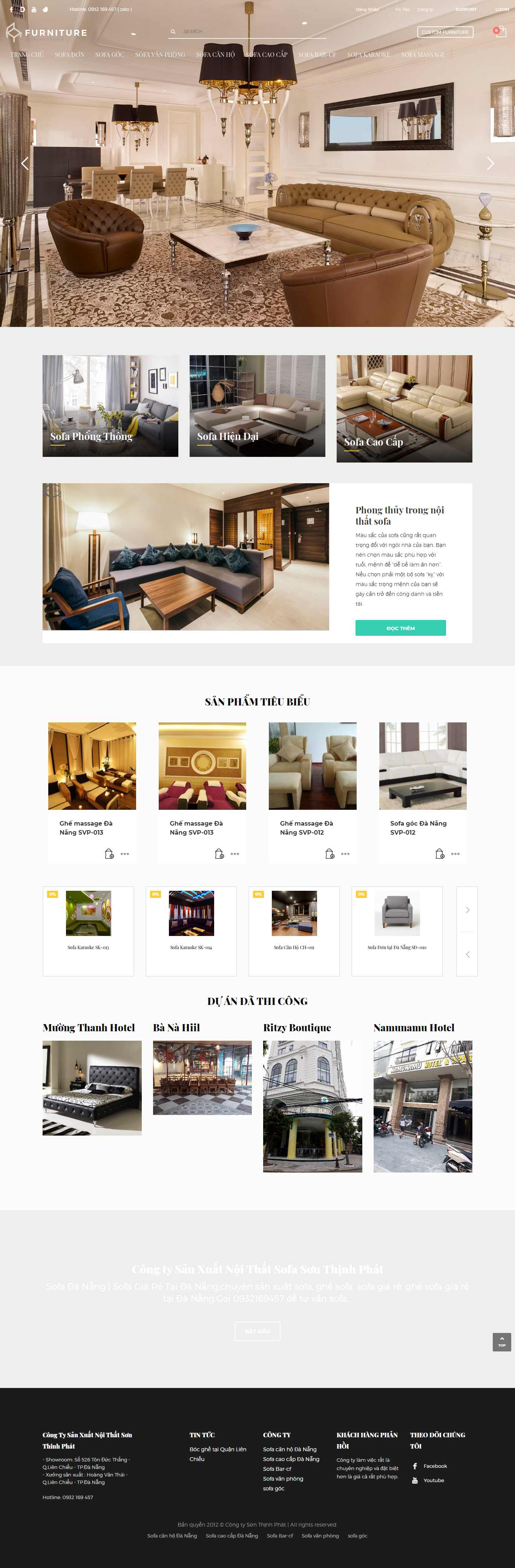 Thiết kế Web sofa nhập khẩu - www.sofanemdanang.com