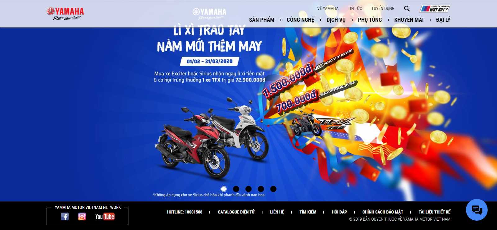 Thiết kế Web Minh Thuận - yamaha-motor.com.vn
