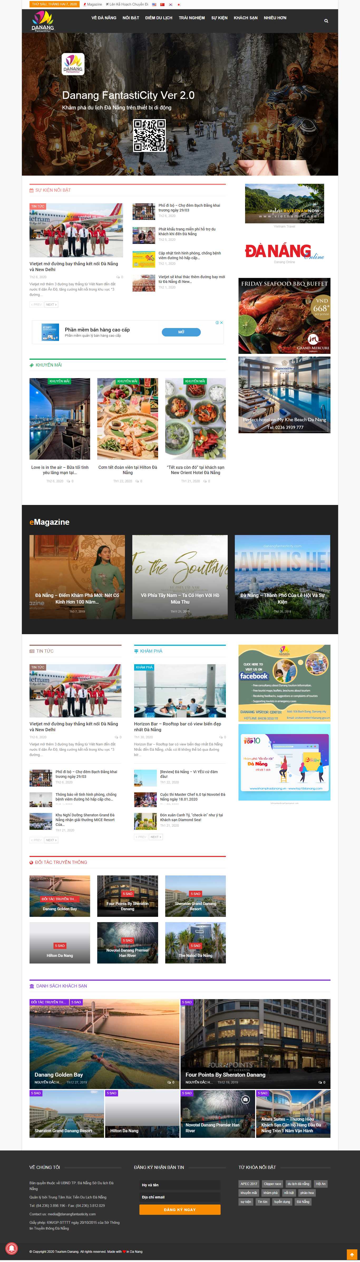 Thiết kế Web Vui Chơi Giải Trí - danangfantasticity.com