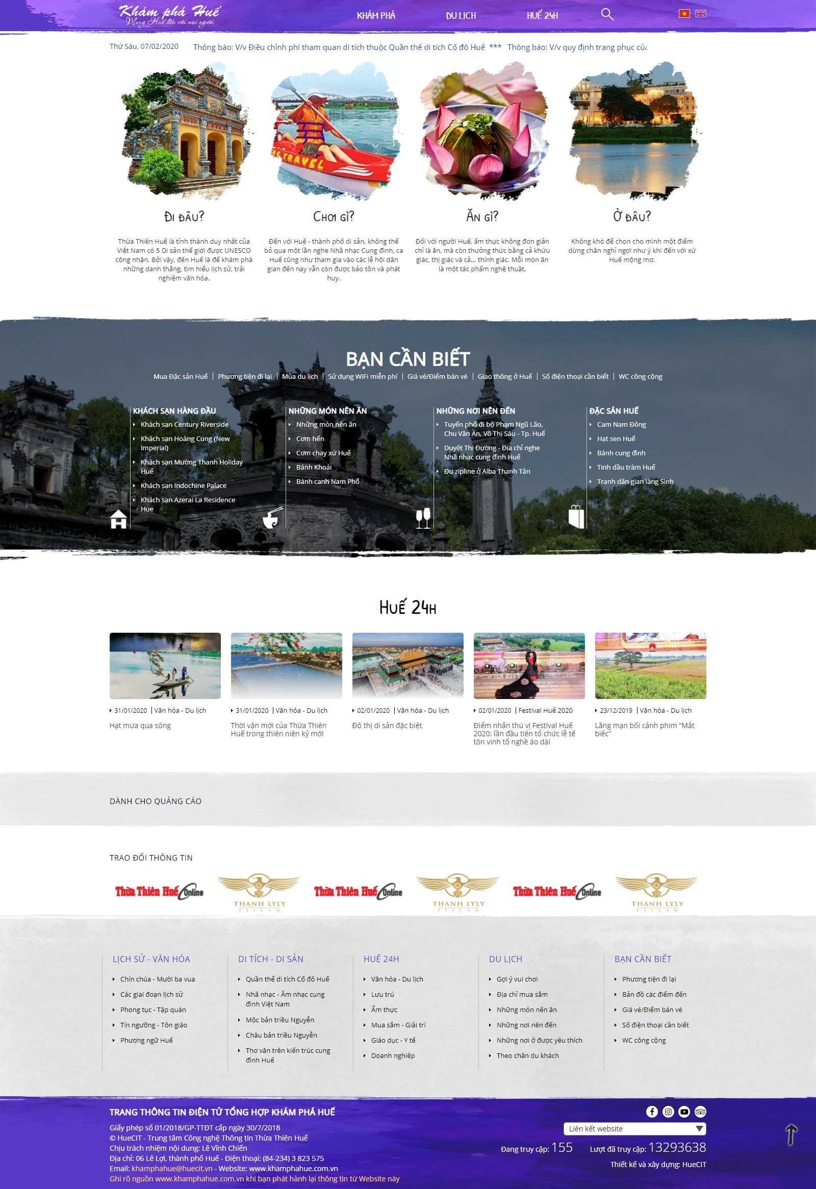 Thiết kế Web wordpress theo yêu cầu - khamphahue.com.vn