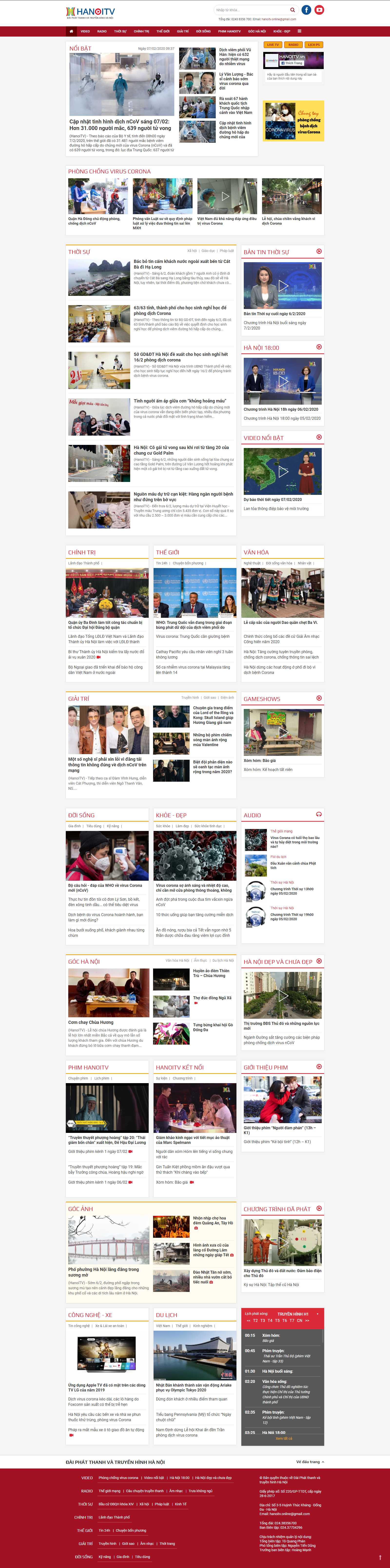 Thiết kế Web wordpress theo yêu cầu - hanoitv.vn