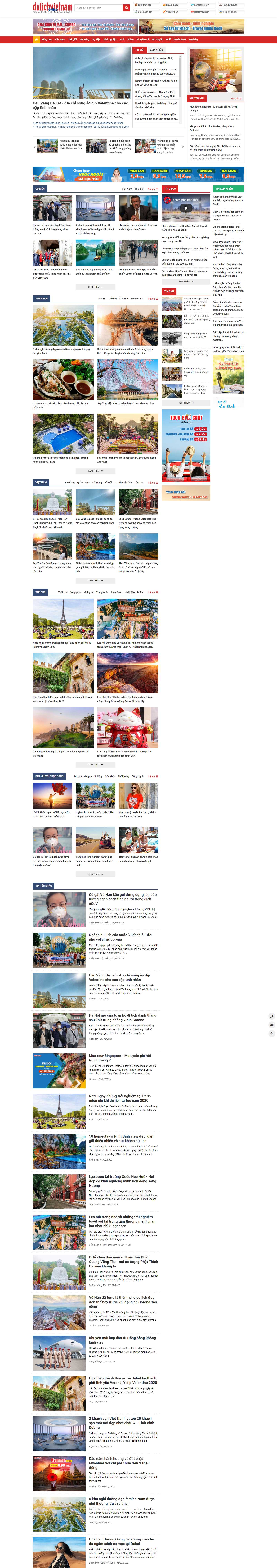 Thiết kế Web wordpress theo yêu cầu - dulichvietnam.com.vn