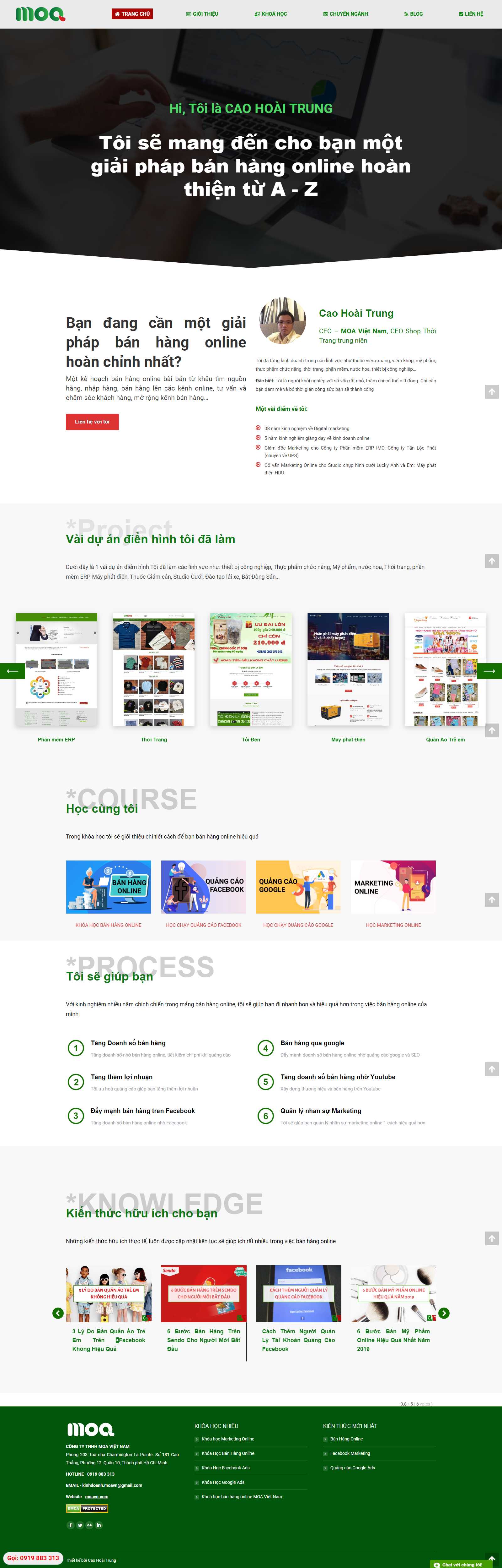 Thiết kế Web wordpress webbanhang24h - caohoaitrung.com