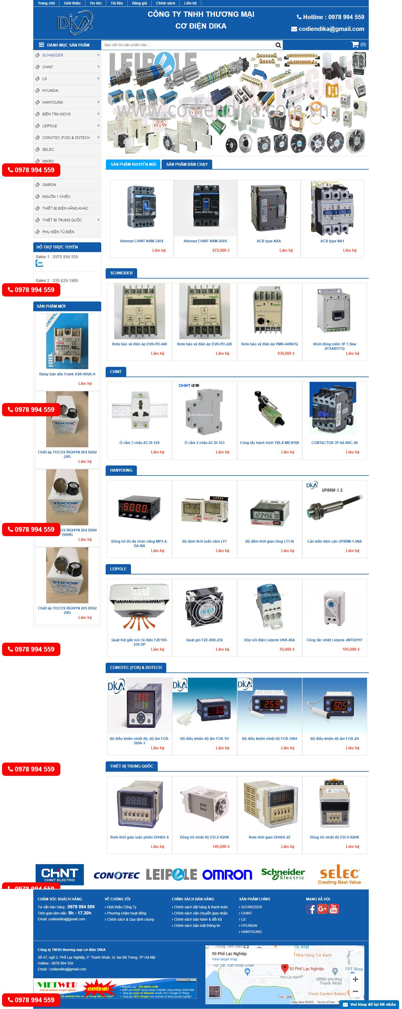 Thiết kế Web mới - codiendika.com.vn