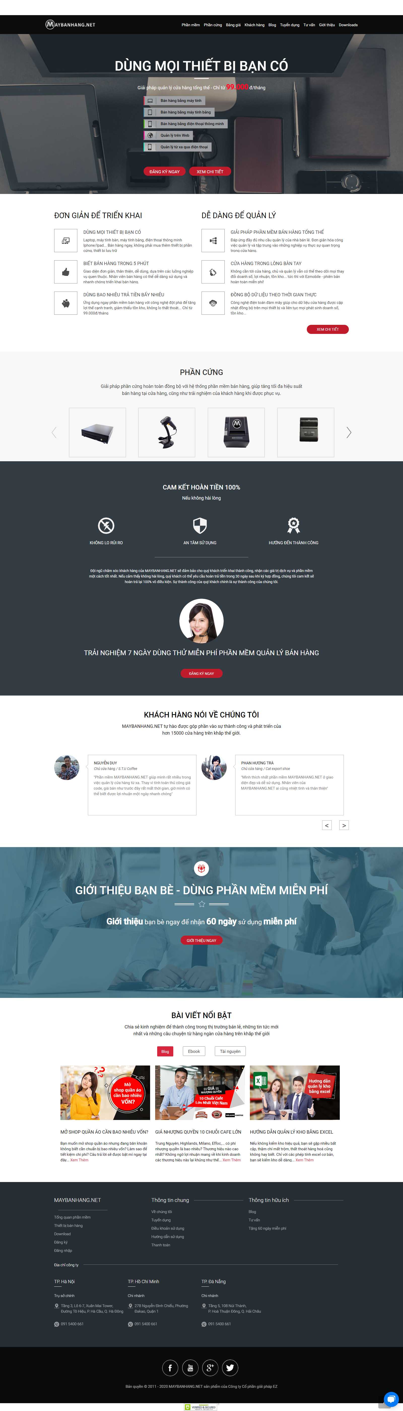 Thiết kế Web wordpress webbanhang24h - maybanhang.net
