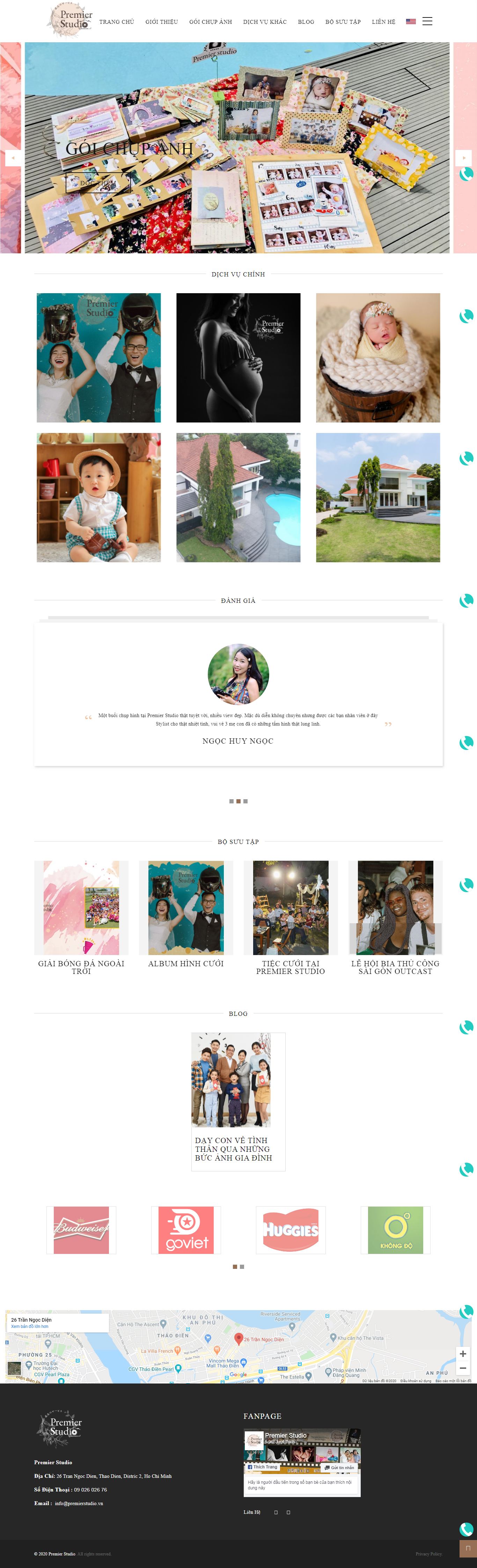 Thiết kế Web mới - premierstudio.vn