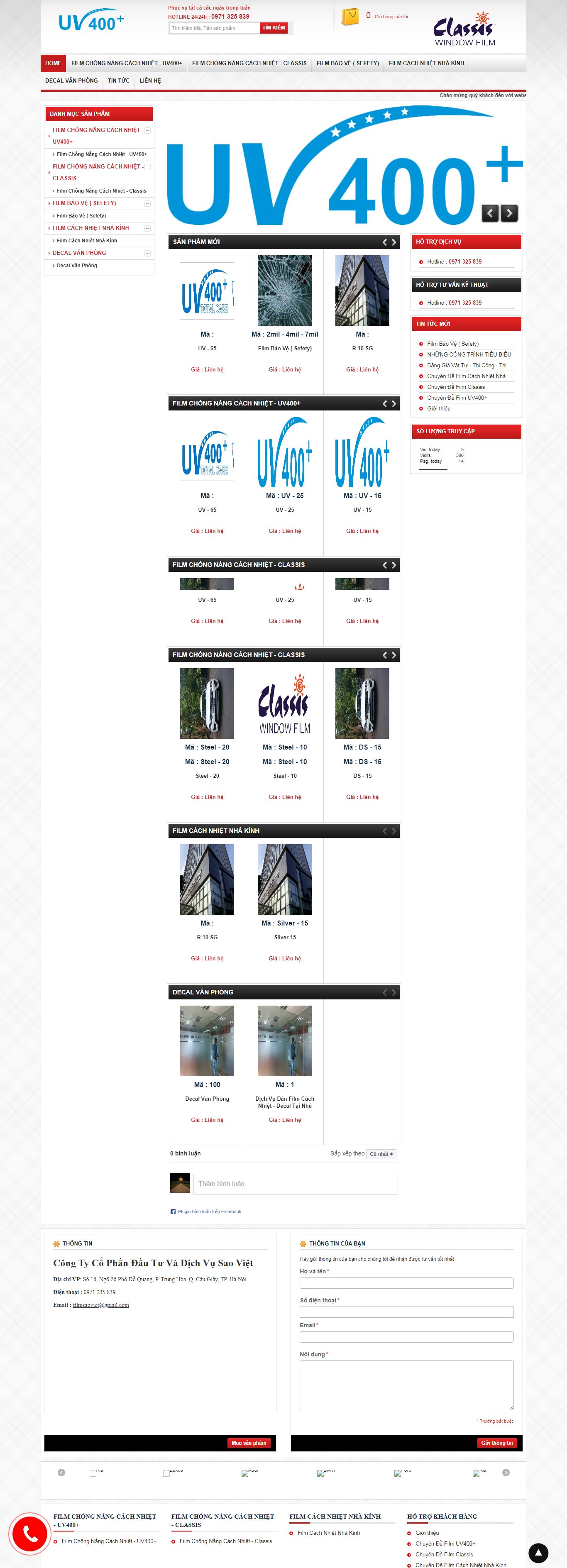 Thiết kế Web mới - uvfilm.com.vn