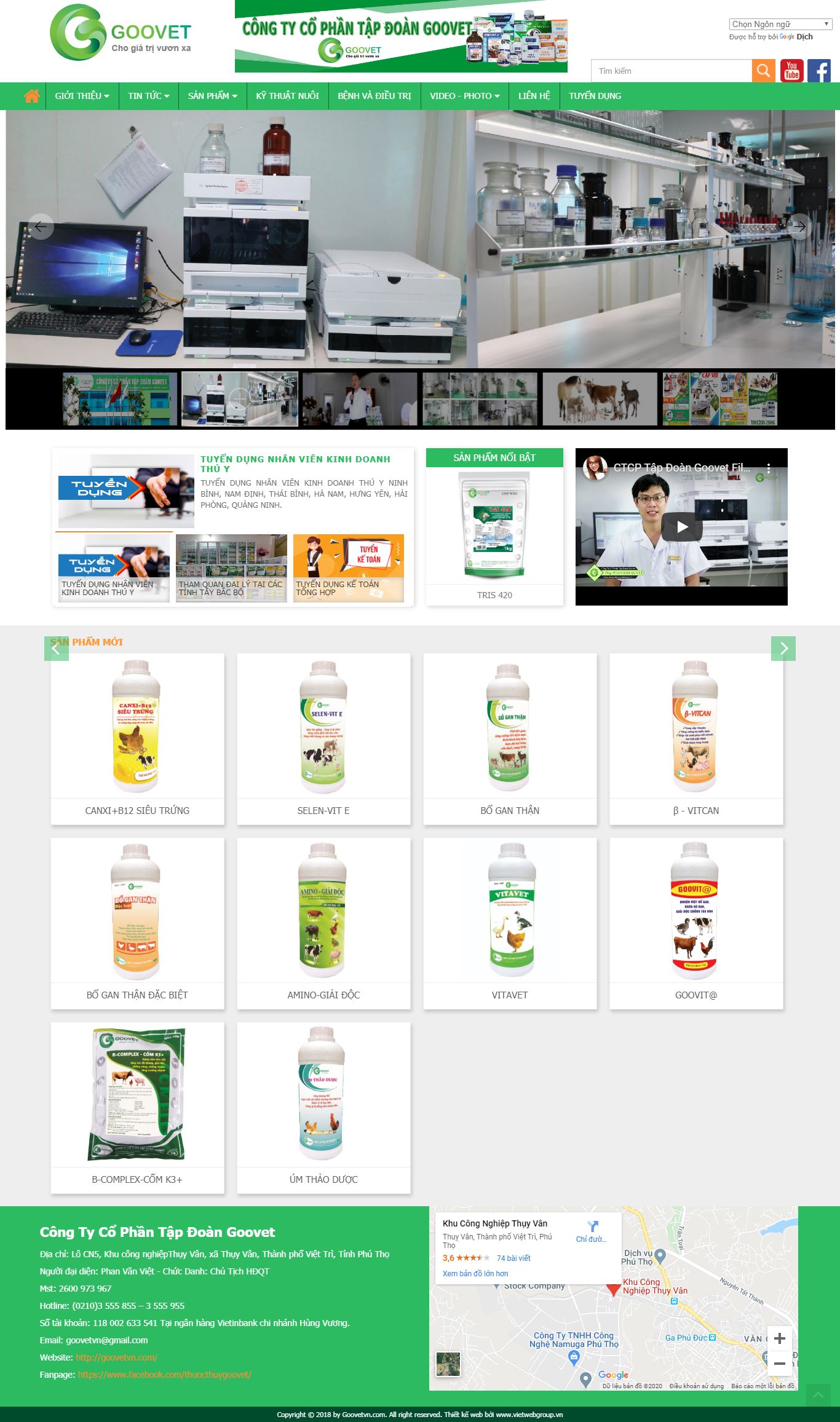 Thiết kế Web mới - goovetvn.com