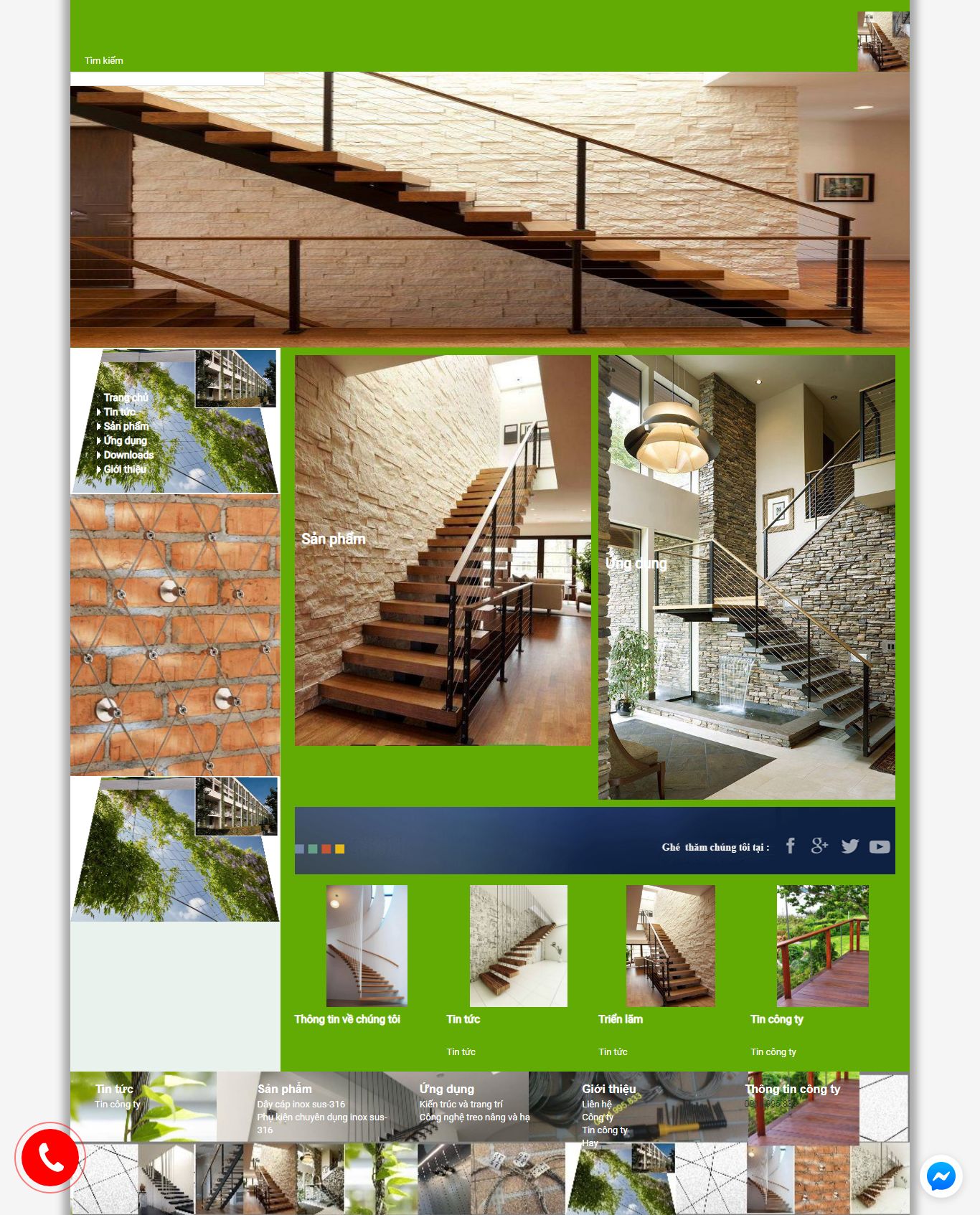 Thiết kế Web mới - cauthangdaycap.com.vn