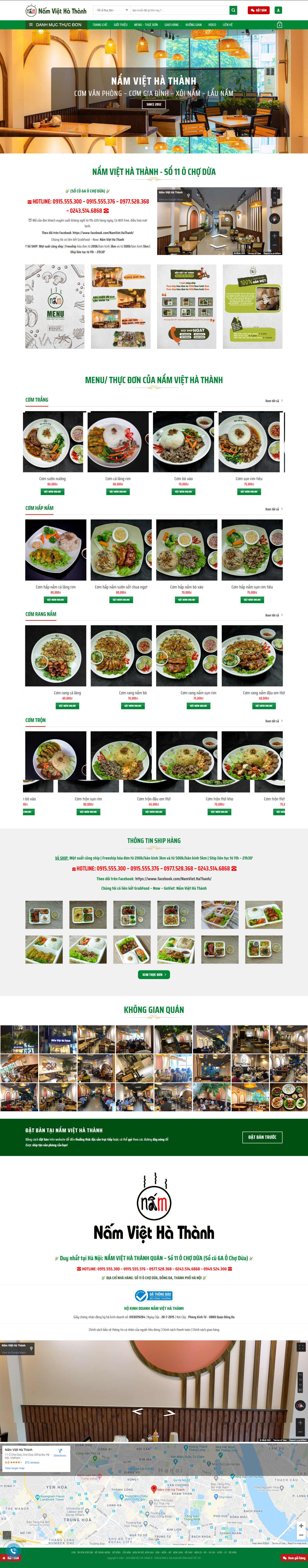 Thiết kế web cơm văn phòng - namviethathanh.com