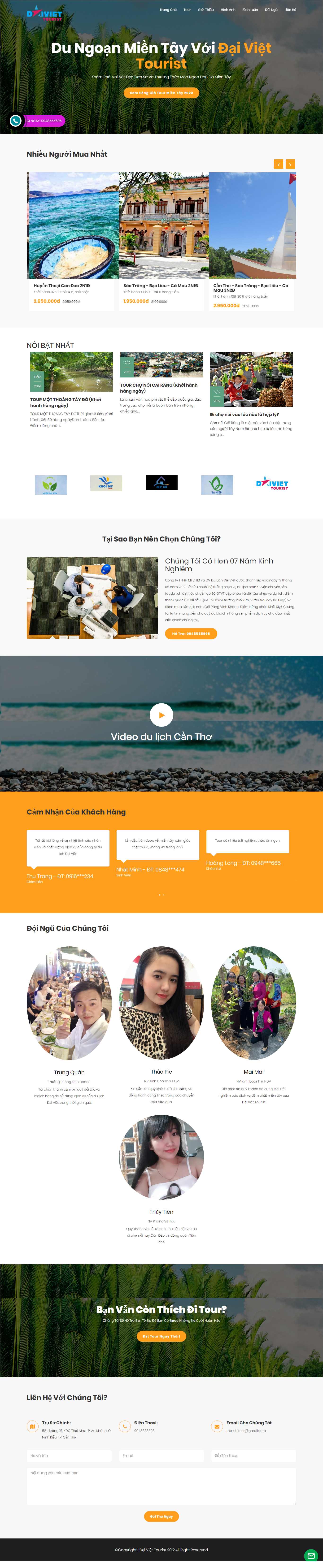 Thiết kế web địa lý - www.chonoicairang.com.vn