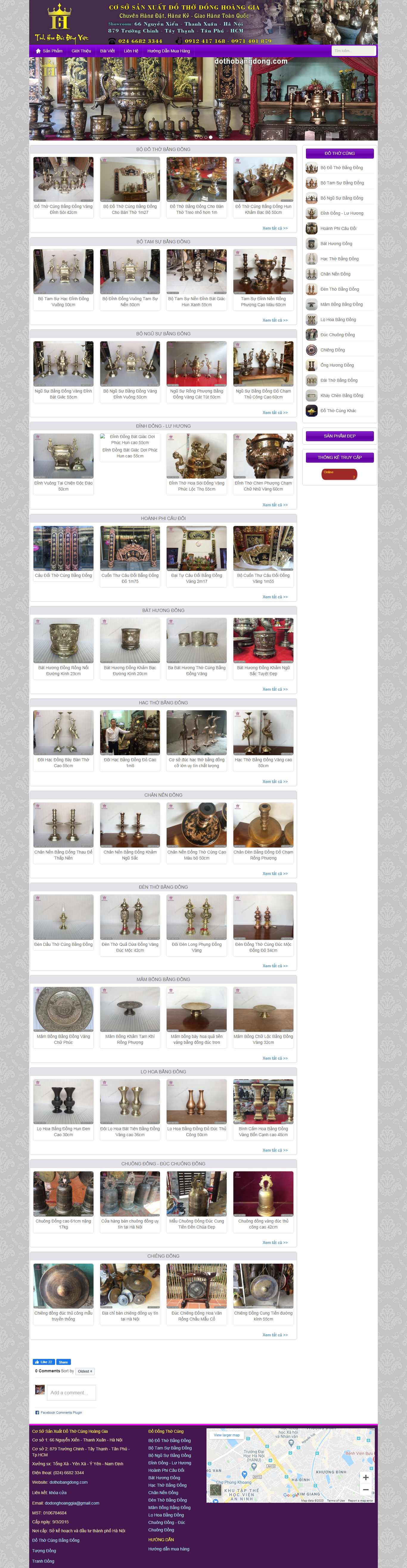 Thiết kế web đồ thờ cúng - dothobangdong.com