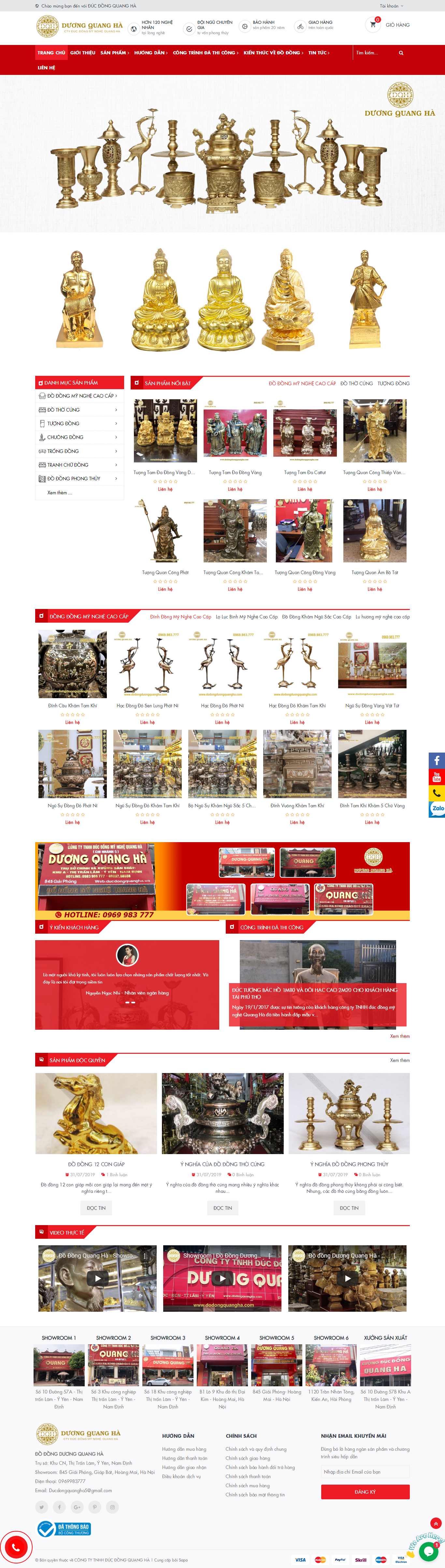 Thiết kế web đồ thờ cúng - dodongduongquangha.com